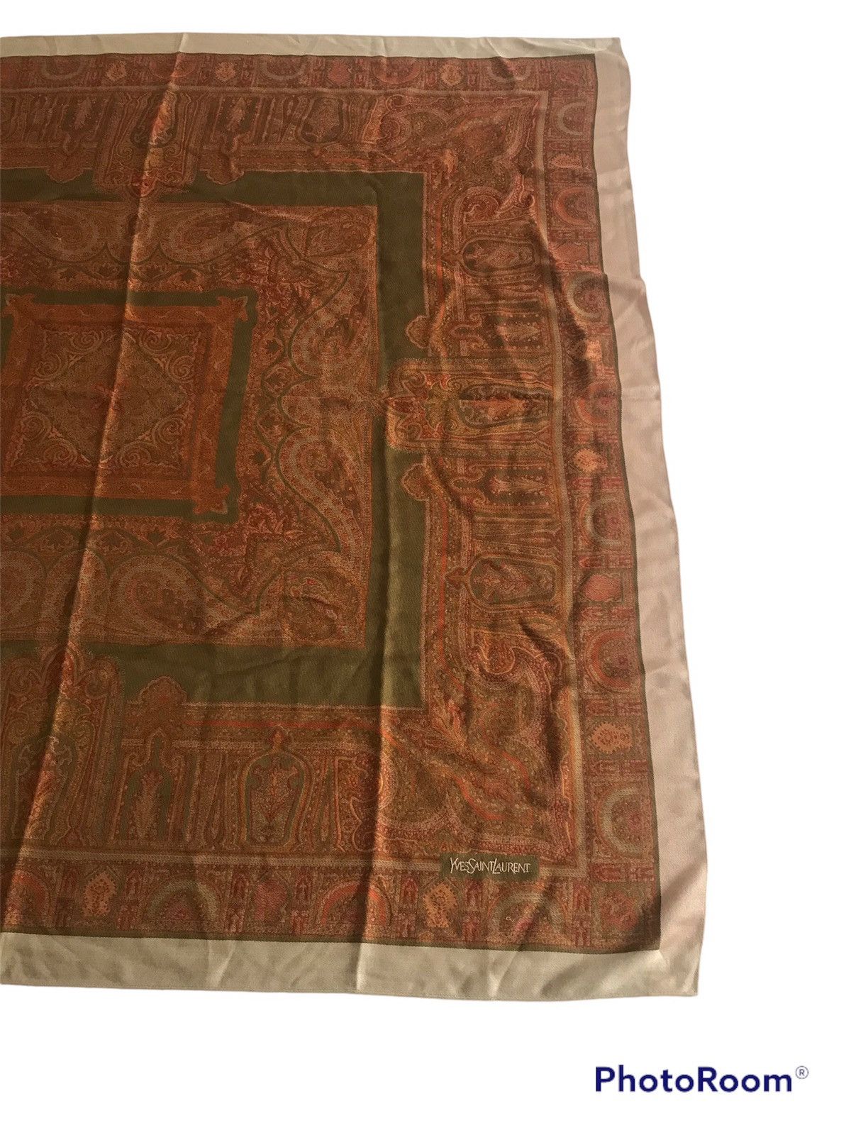 yves saint laurent veil scarf