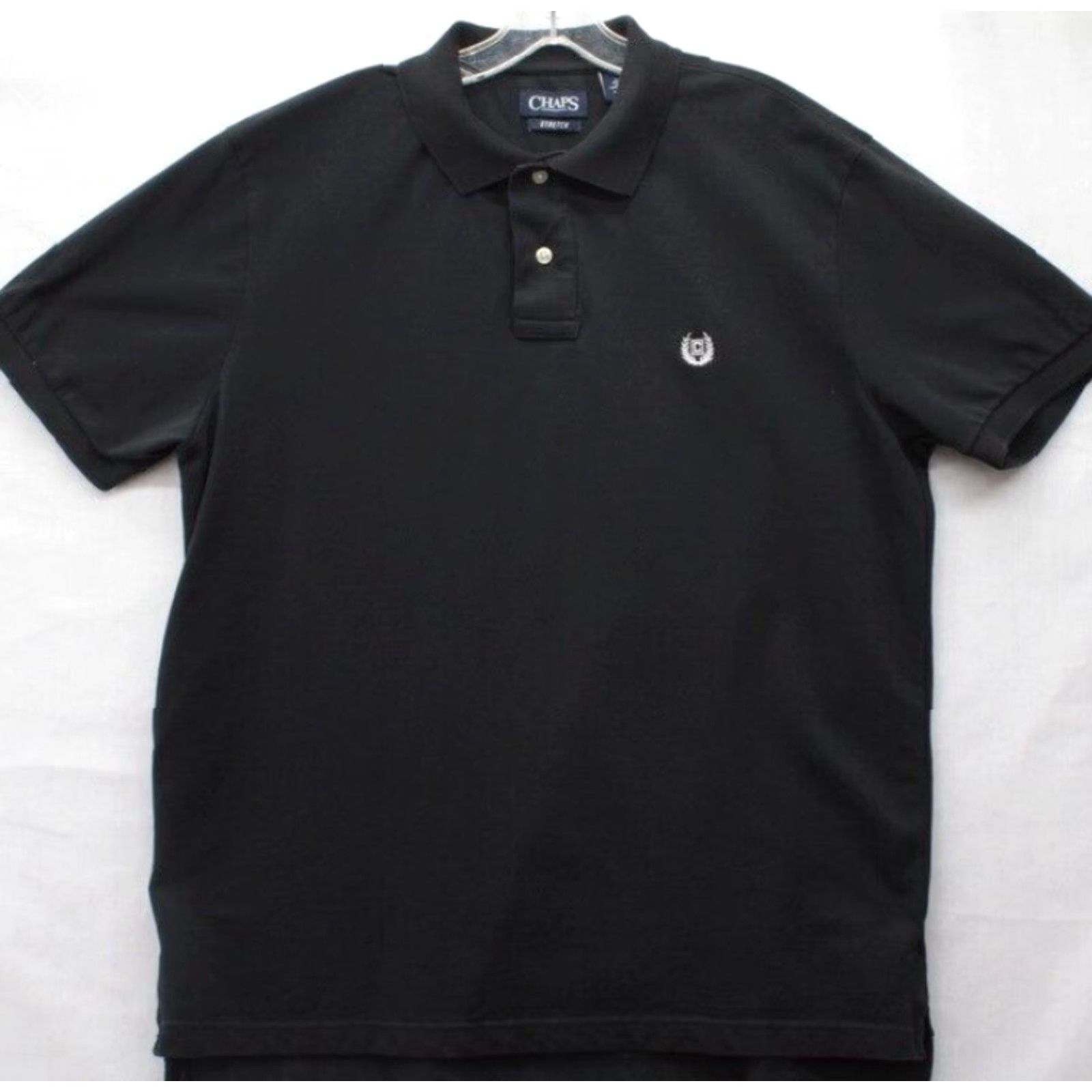 Chaps Chaps Polo Shirt Stretch Large Black Cotton Blend Short Sleeve Logo Preppy Shirt Men L Polo Black Cotton Blend Stretch Short Sleeve Logo Chaps Men Size US L / EU 52-54 / 3 - 2 Thumbnail