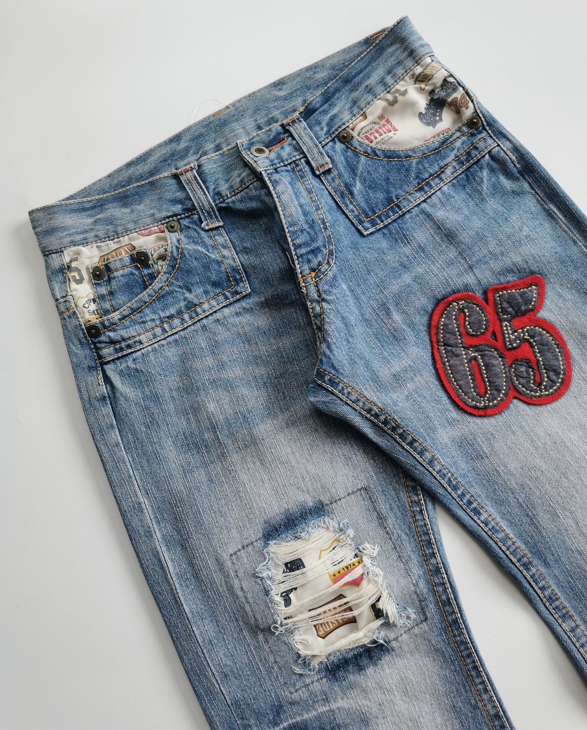 Japanese Brand Copper Smith Patches Denim Jeans Size US 30 / EU 46 - 7 Thumbnail