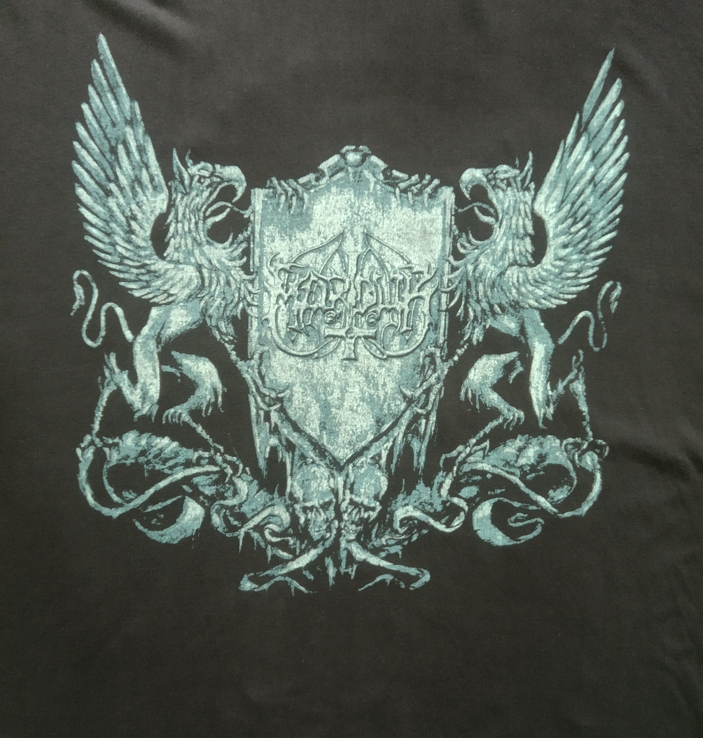 Band Tees × Vintage Vintage MARDUK black metal assault Size US L / EU 52-54 / 3 - 2 Thumbnail