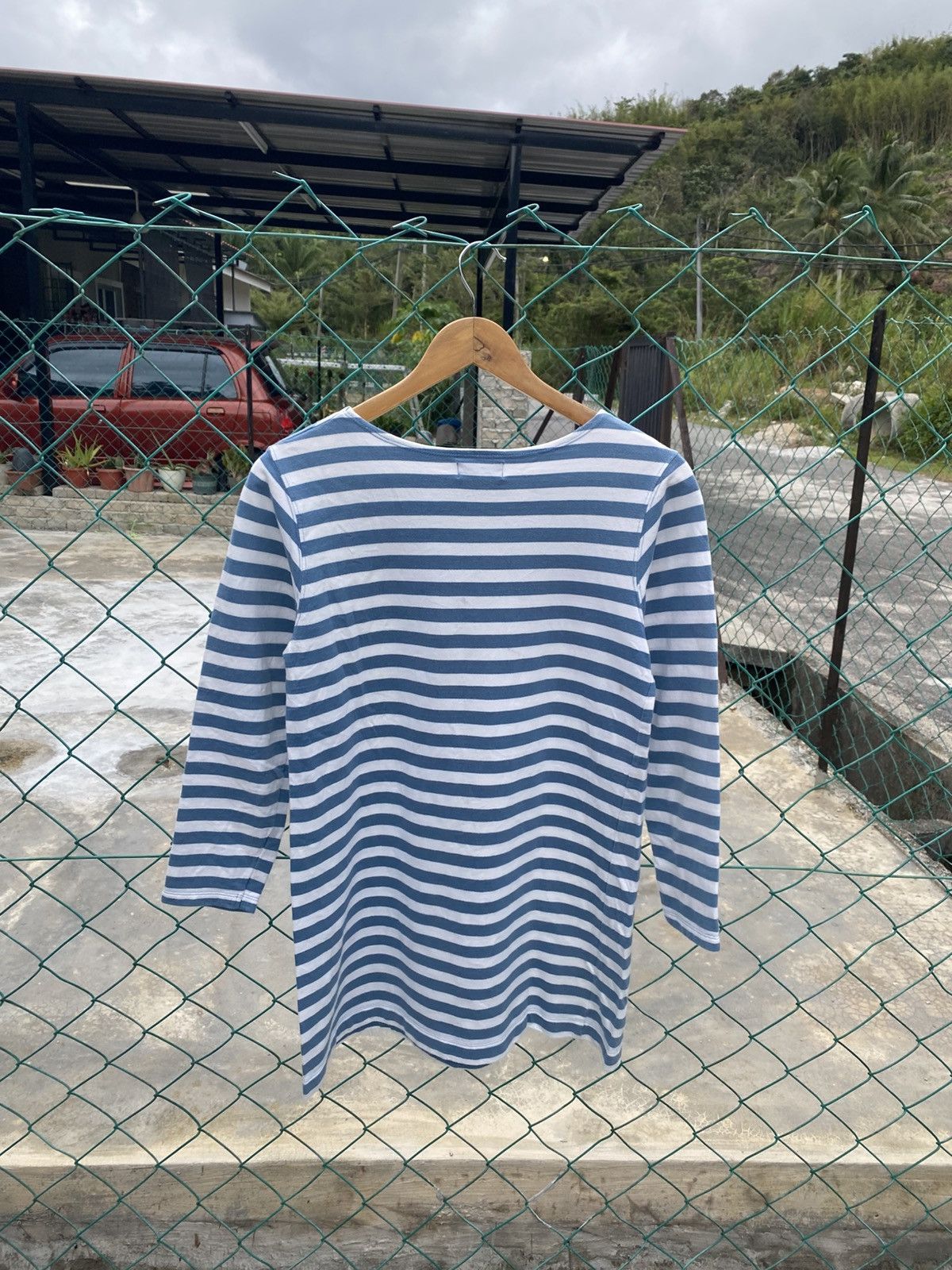 Beams Plus × Japanese Brand Beams Boy breton striped 3/4 sleeve dresses Size S / US 4 / IT 40 - 2 Thumbnail