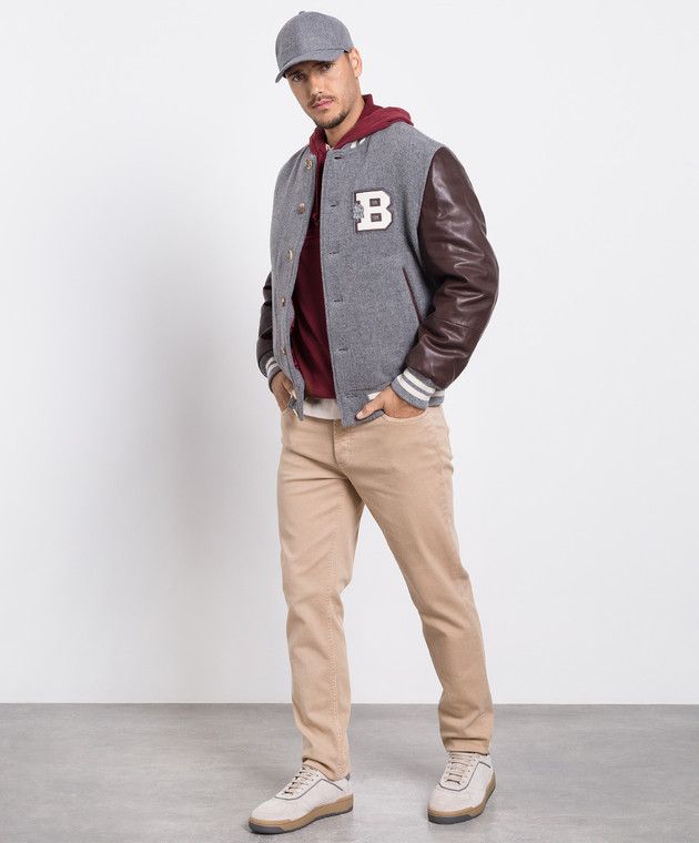 Brunello Cucinelli Jacket in Grey Size US XXL / EU 58 / 5 - 4 Thumbnail