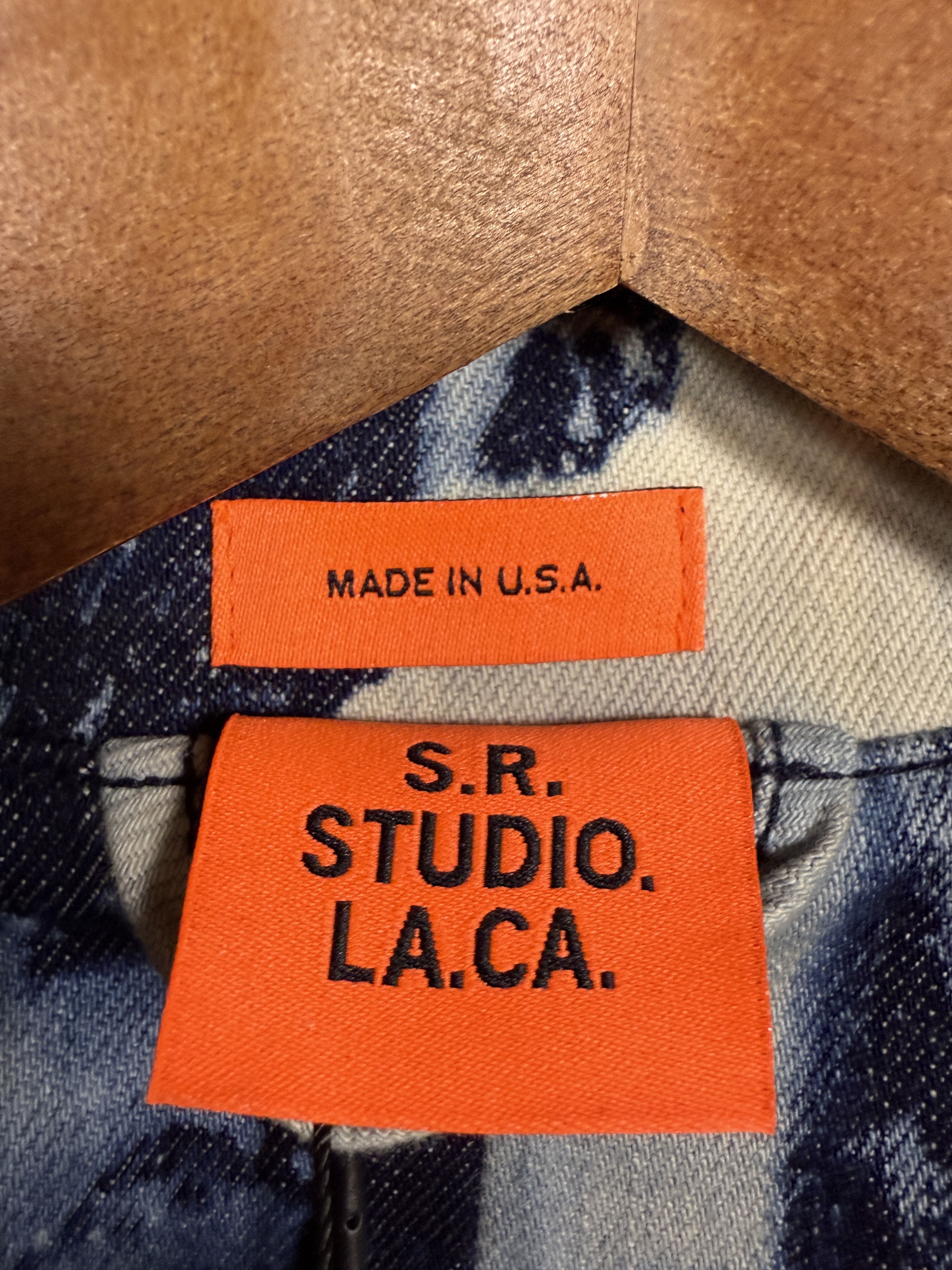 Sterling Ruby S.R. Studio Hand-Bleached Indigo Soto Barn Coat Size US XXL / EU 58 / 5 - 11 Thumbnail