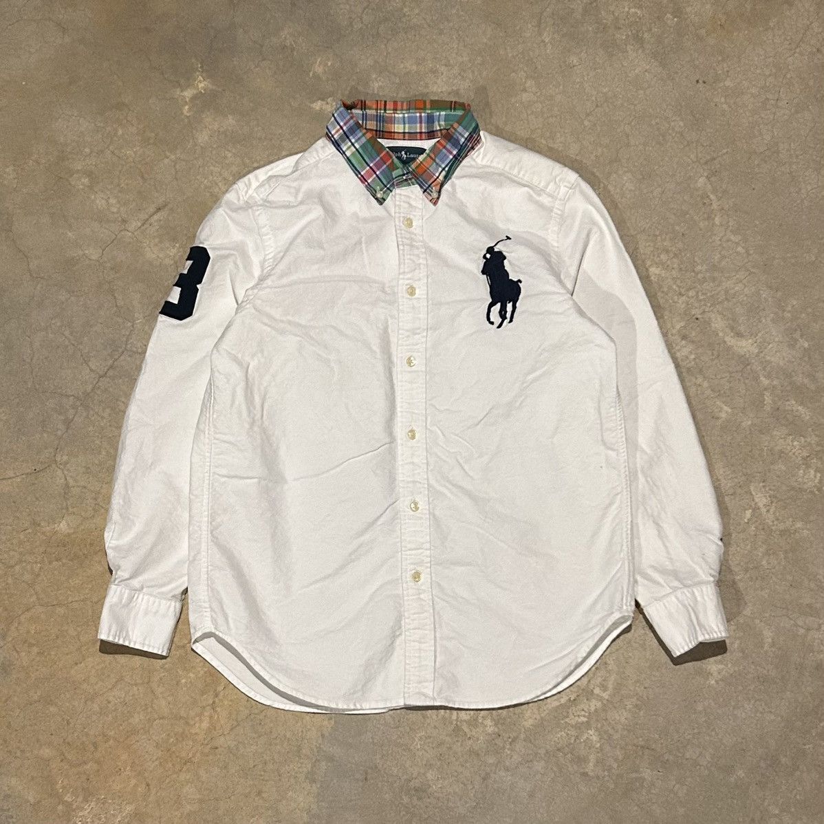 Polo Ralph Lauren Crazy Vintage Y2K Polo Ralph Lauren Big Pony Madras Shirt Size US S / EU 44-46 / 1 - 1 Preview