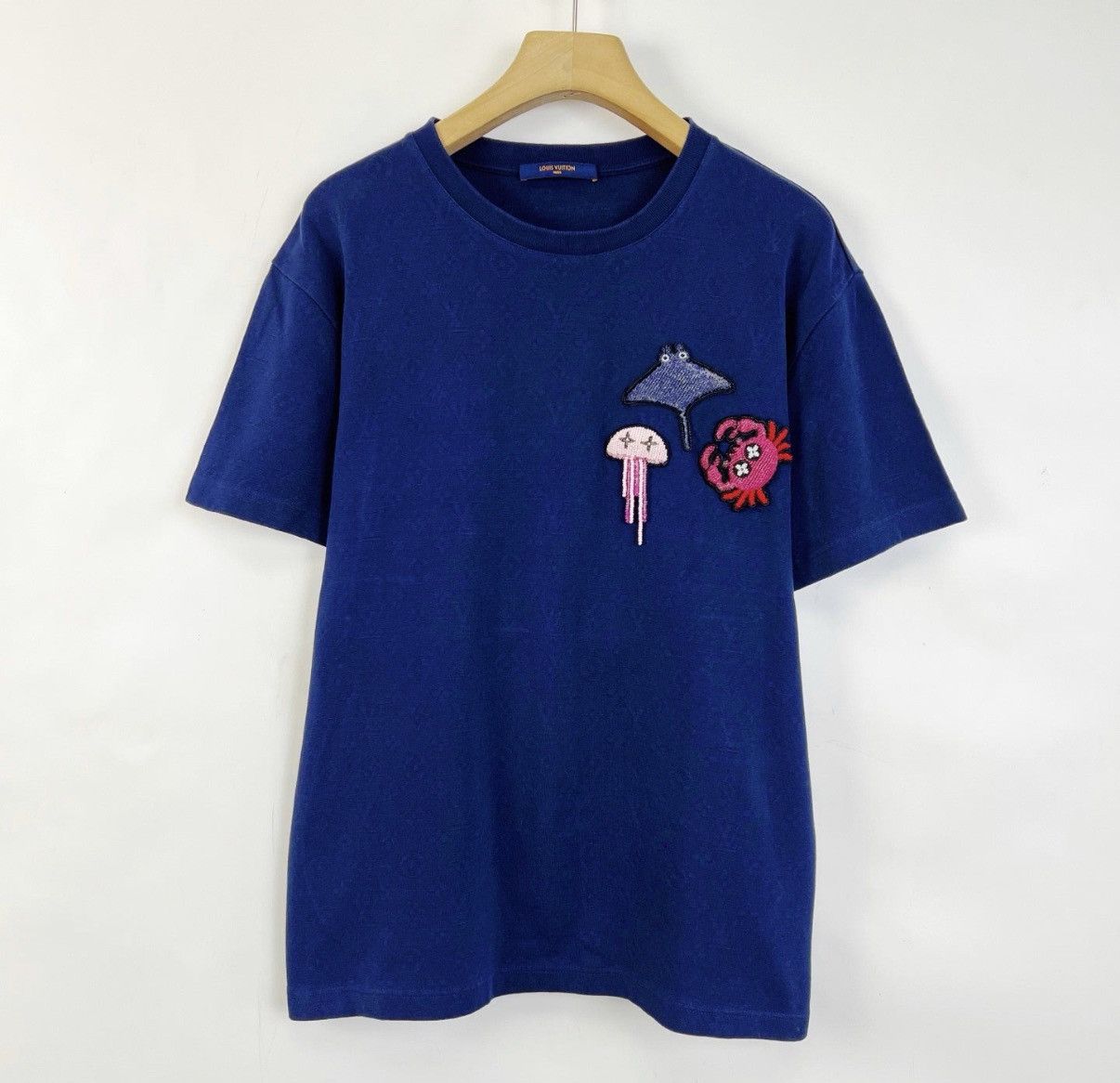 Louis Vuitton LOUIS VUITTON Beaded Animal Print Short Sleeve T-shirt K12 Size US M / EU 48-50 / 2 - 1 Thumbnail