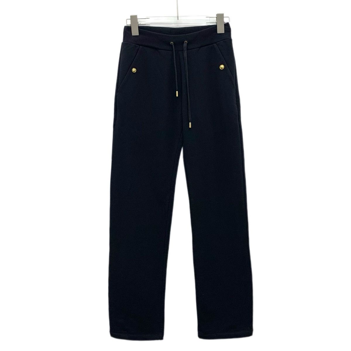 Versace Versace Black Cotton Drawstring Casual Pants K26WX Size US 30 / EU 46 - 1 Thumbnail