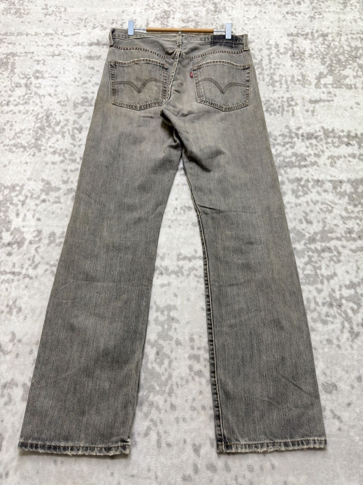 Levi's Vintage Levi's 501 Distressed Thrashed Mud Wash Denim Jeans Size US 32 / EU 48 - 2 Thumbnail
