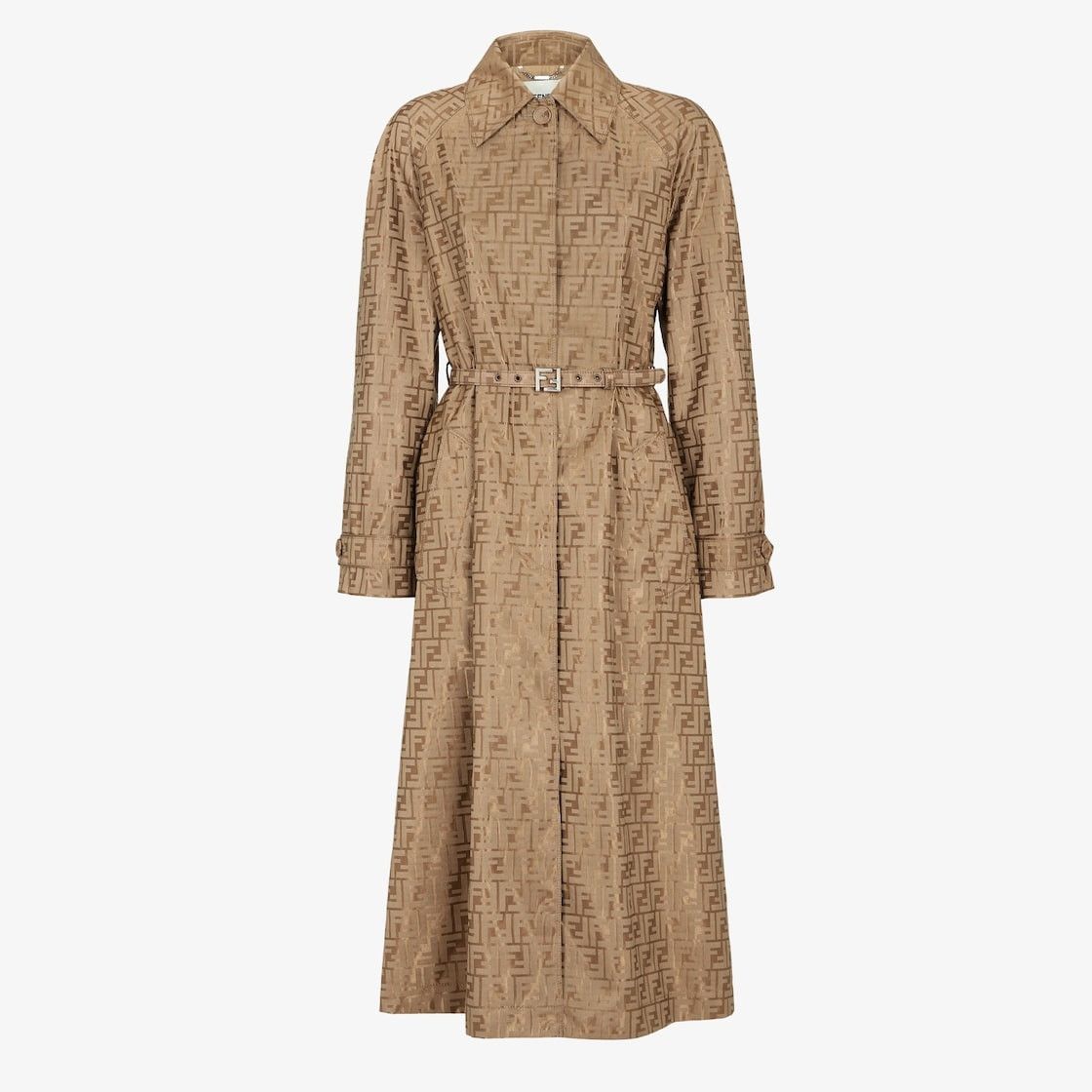 Fendi o1s1wg110825 Overcoat in Beige Size L / US 10 / IT 46 - 1 Thumbnail
