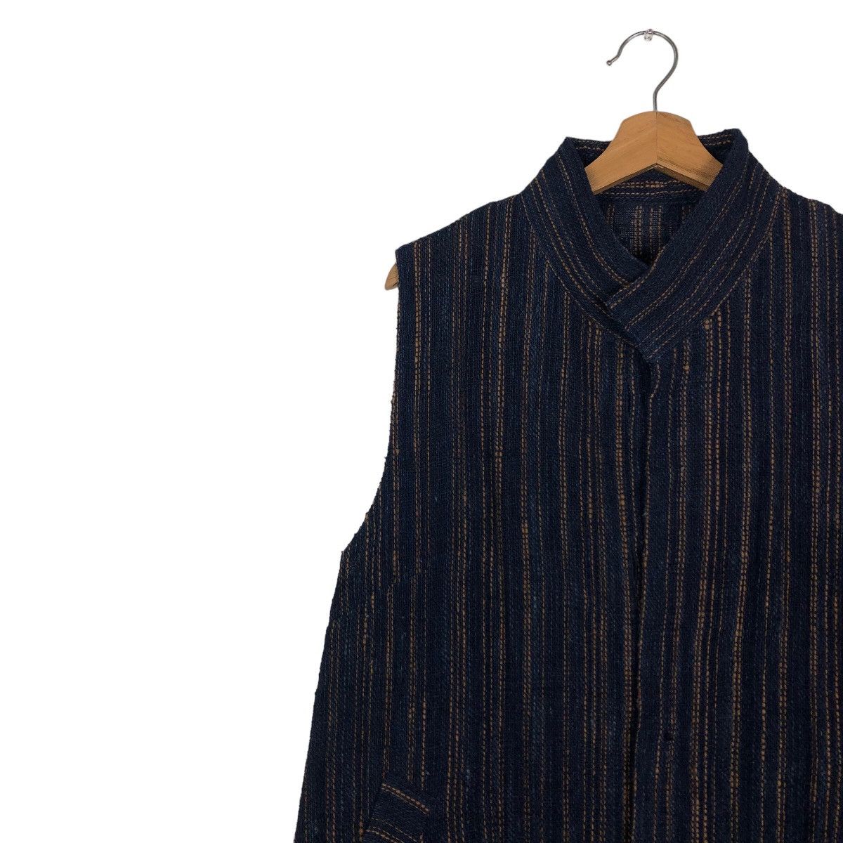 Japanese Brand 🔥Vintage Biker Vest Tank Top Jacket Muju Japan Issey Miyake Size US S / EU 44-46 / 1 - 8 Thumbnail
