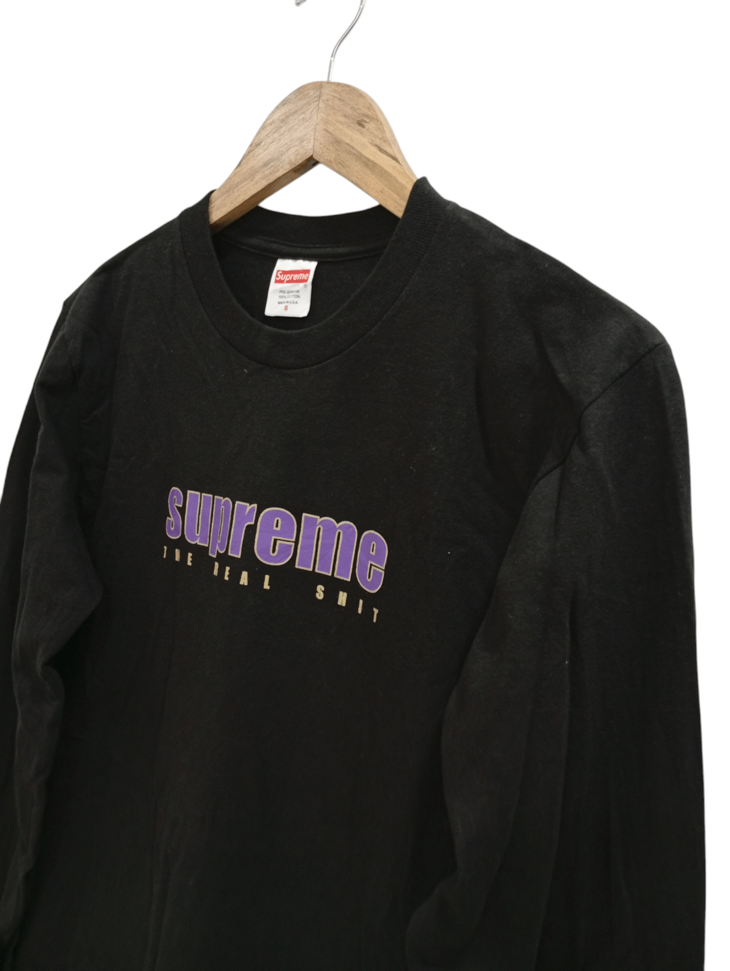 Supreme 🔥🔥Supreme The Real Shit LS T-Shirt Size US S / EU 44-46 / 1 - 7 Thumbnail