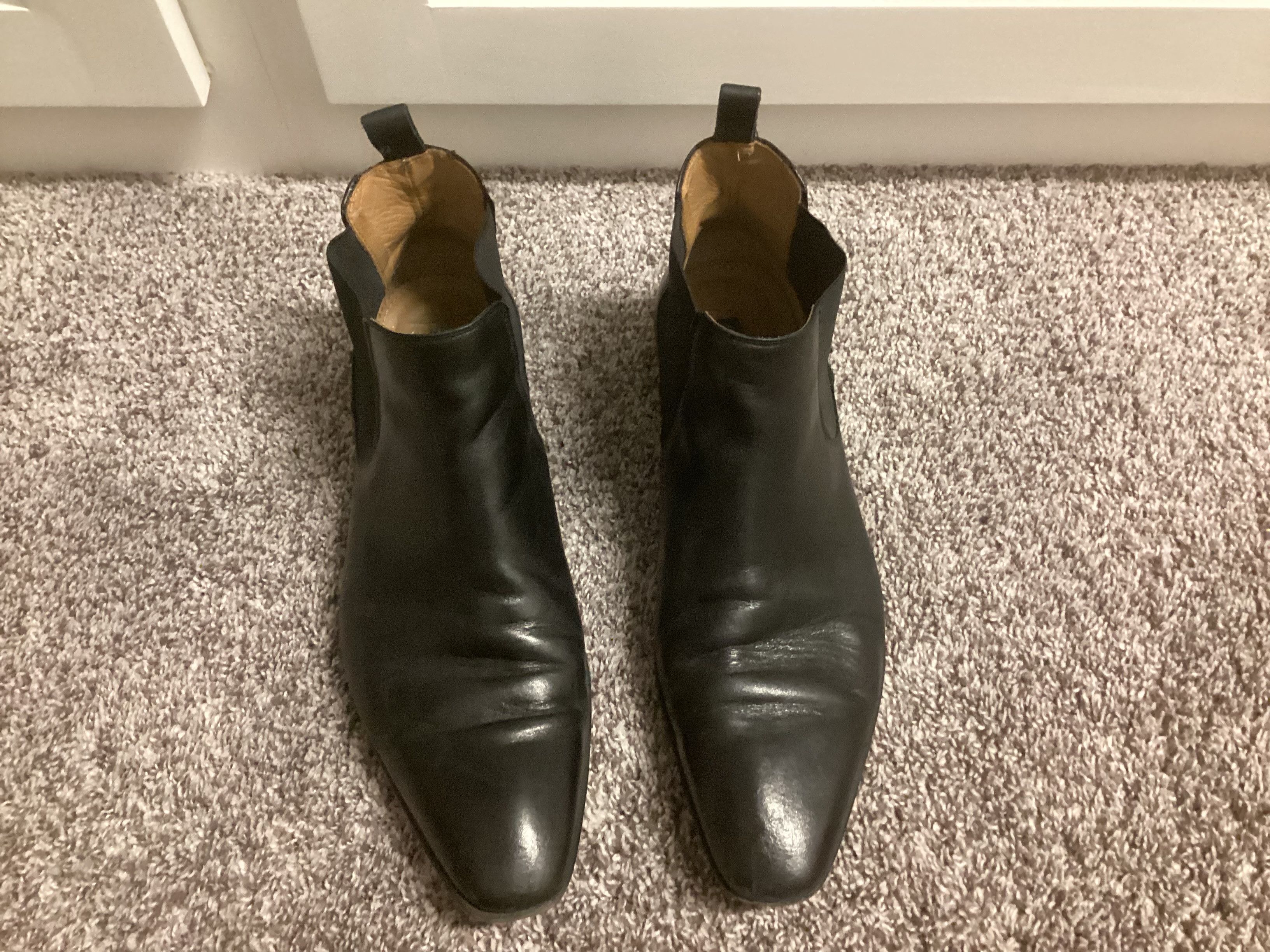 Leather Chelsea boots