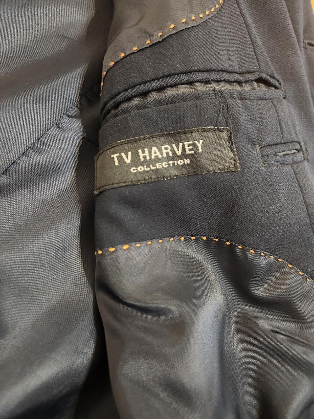 Designer TV Harvey Collection Blazer Sports Coat Navy 38L Size 38L - 5 Thumbnail