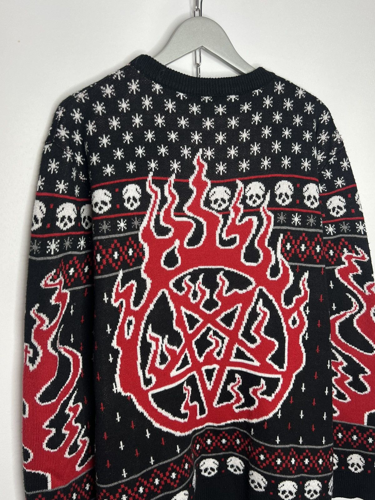 Killstar Killstar Satan Sculls Art Sweater Goth Style Streetwear Size US XXL / EU 58 / 5 - 9 Thumbnail