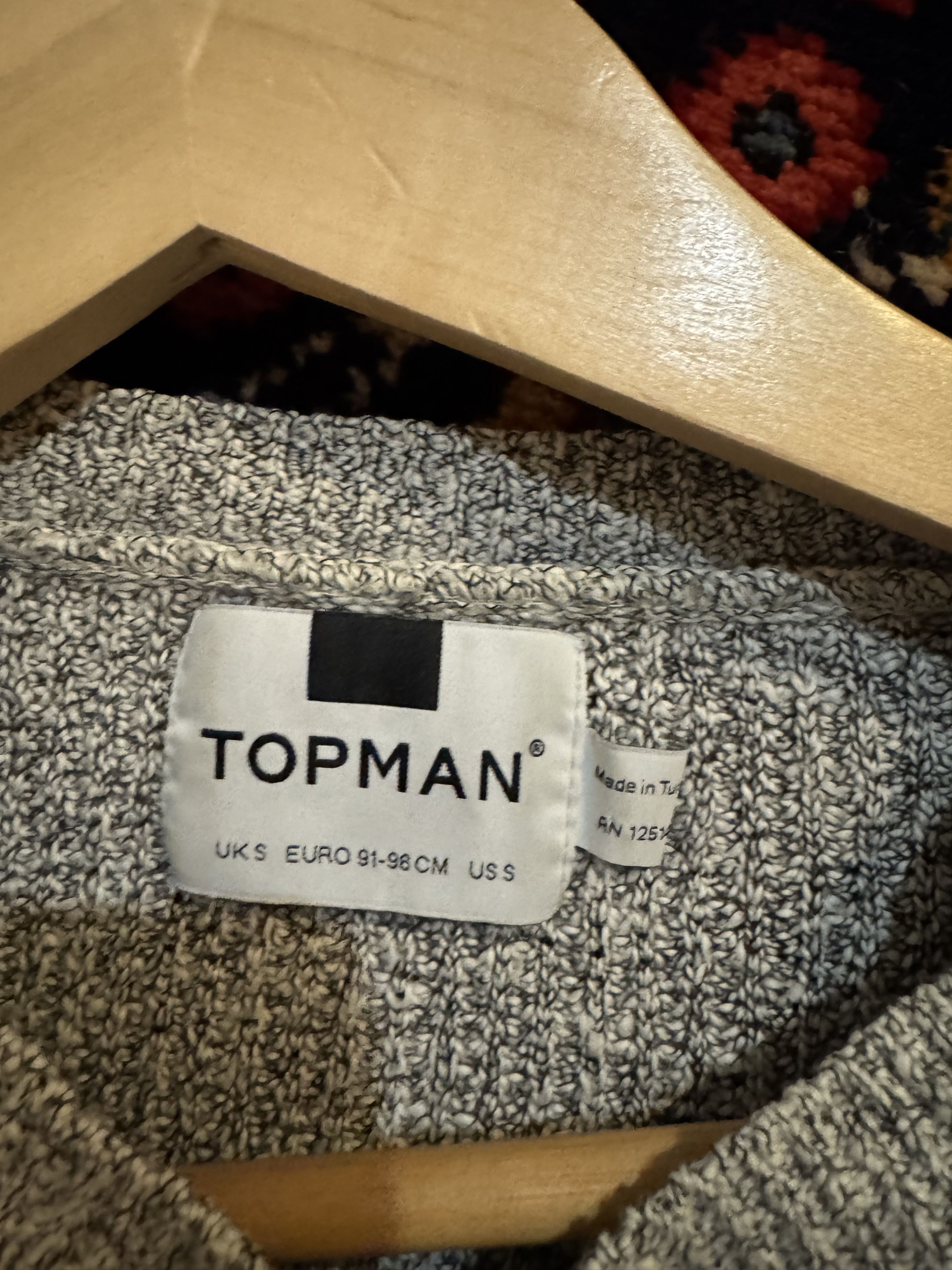Topman Topman Gray Sweater Size US S / EU 44-46 / 1 - 2 Thumbnail