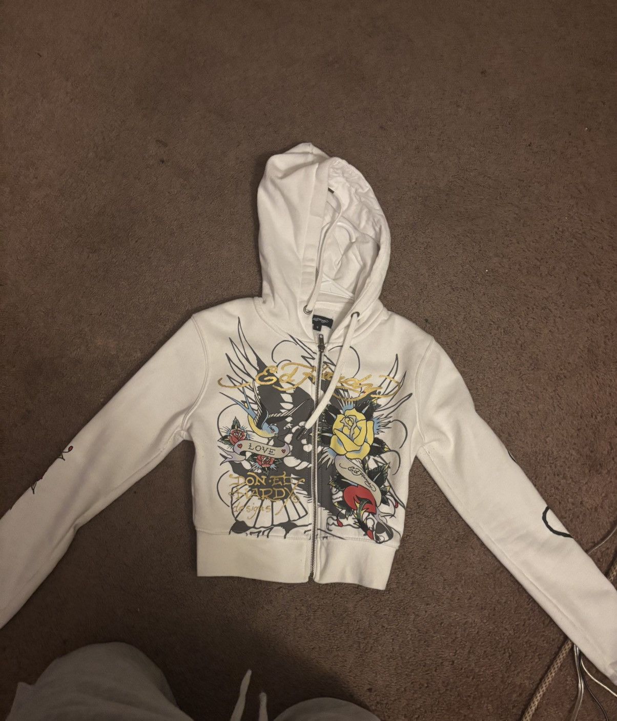 Ed Hardy Cropped Ed Hardy Zip-Up Size S / US 4 / IT 40 - 1 Thumbnail