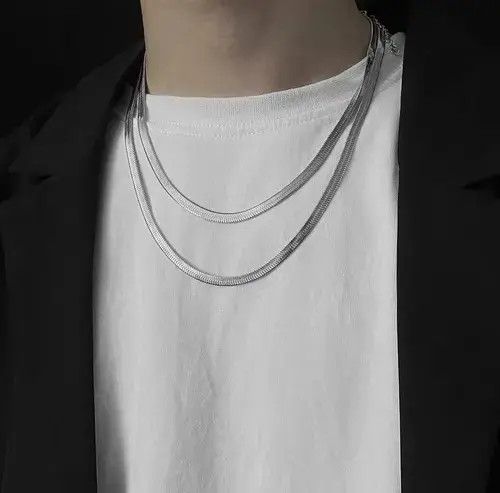 Jewelry × Vintage Retro silver necklace Size ONE SIZE - 2 Thumbnail