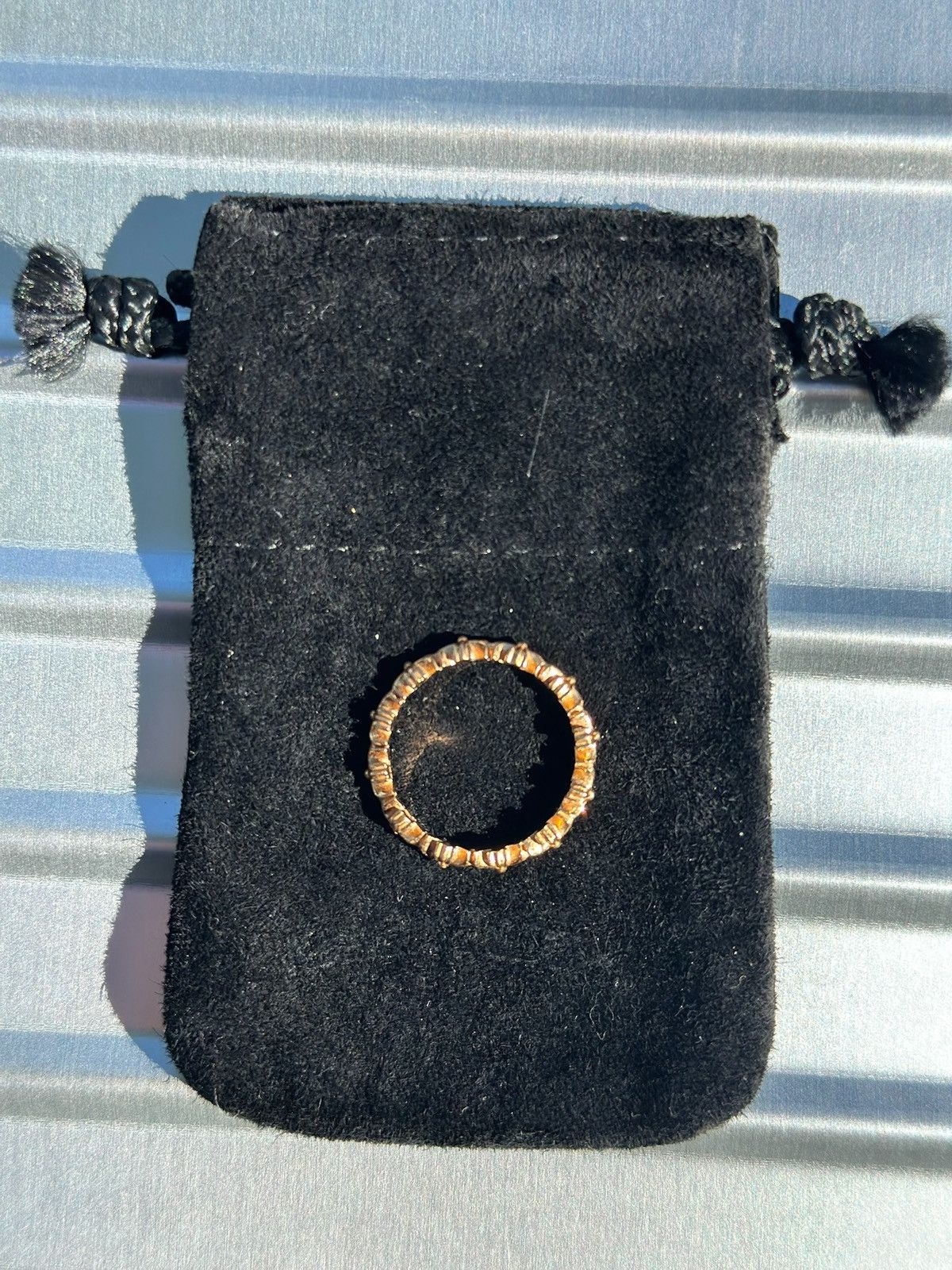 Chrome Hearts Gold Tiny E Band Ring Size 7 Size ONE SIZE - 4 Thumbnail