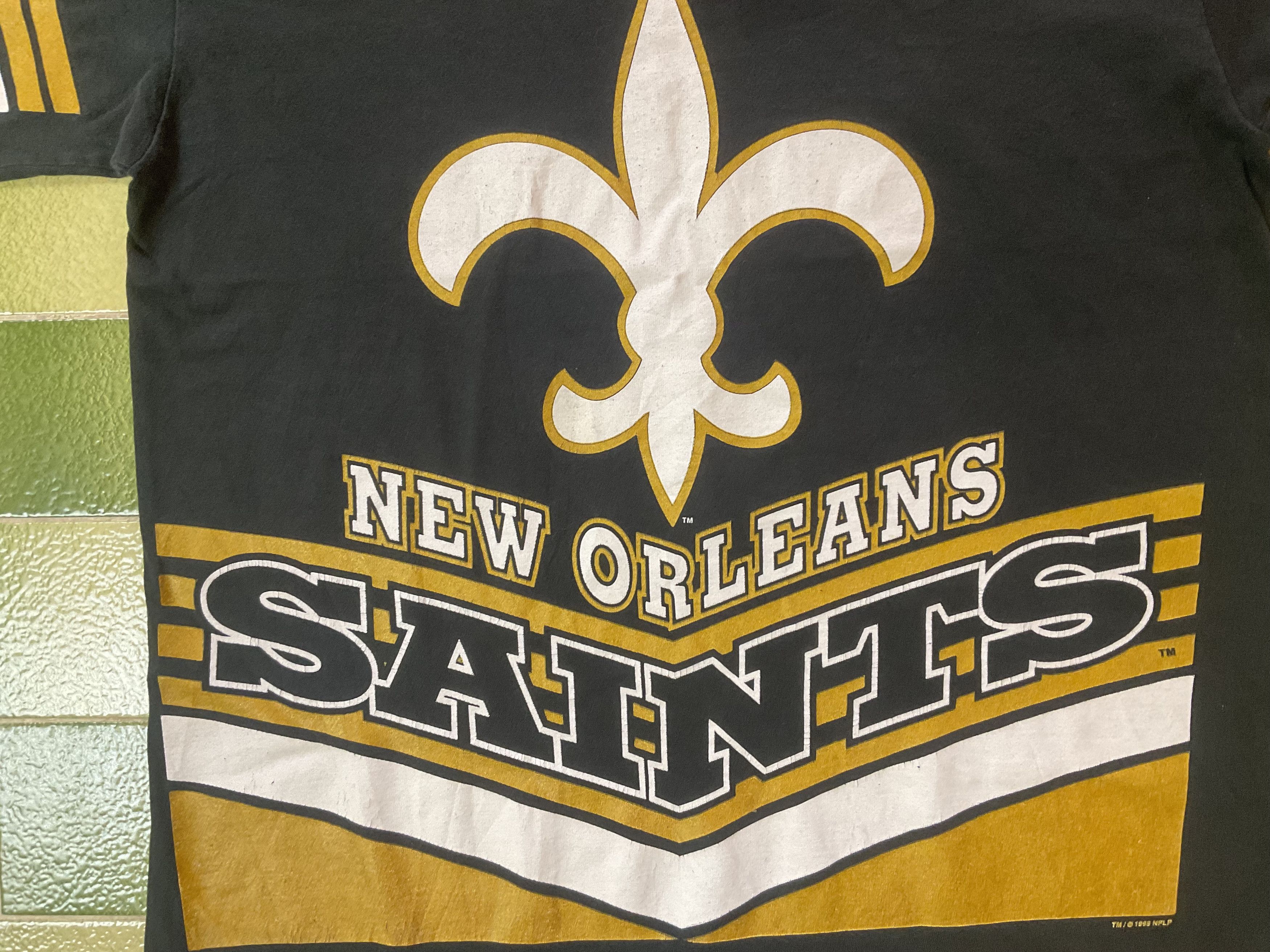 NFL Vintage 1995 NFL New Orleans Saints T-Shirt Size US L / EU 52-54 / 3 - 4 Thumbnail