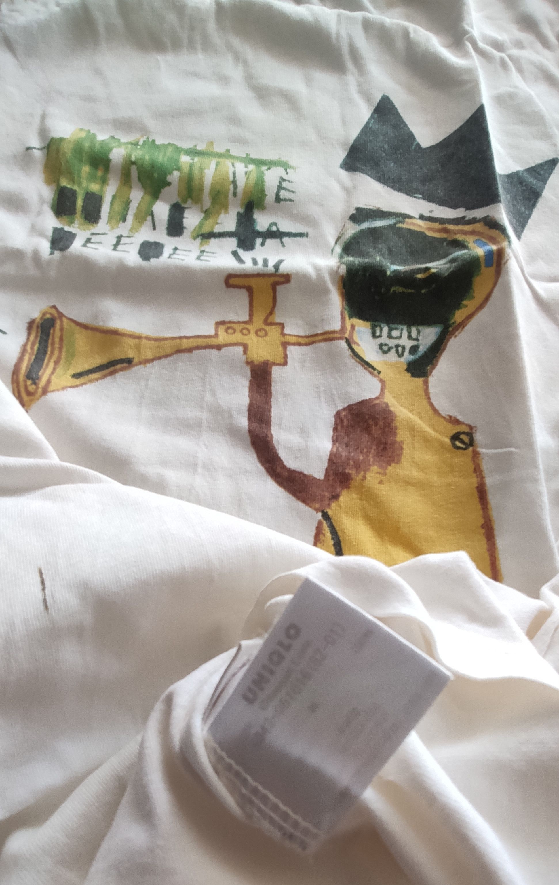 Hypebeast × Jean-Michel Basquiat Jean Michel Basquiat Ringer Tee Pop Art Size US XL / EU 56 / 4 - 3 Thumbnail