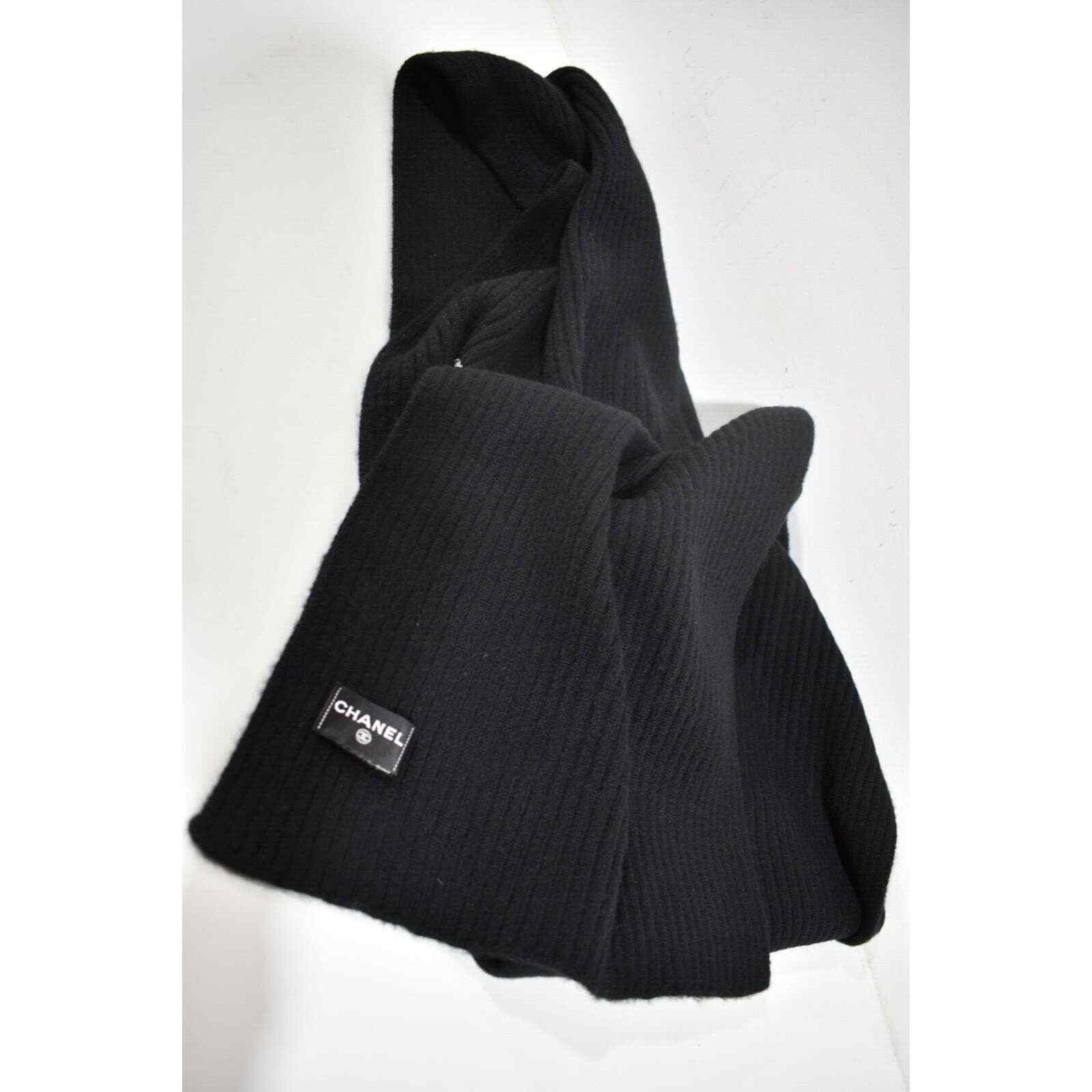 Chanel Chanel Cashmere Letter Logo Winter Scarf Shawl Wrap Size ONE SIZE - 9 Thumbnail