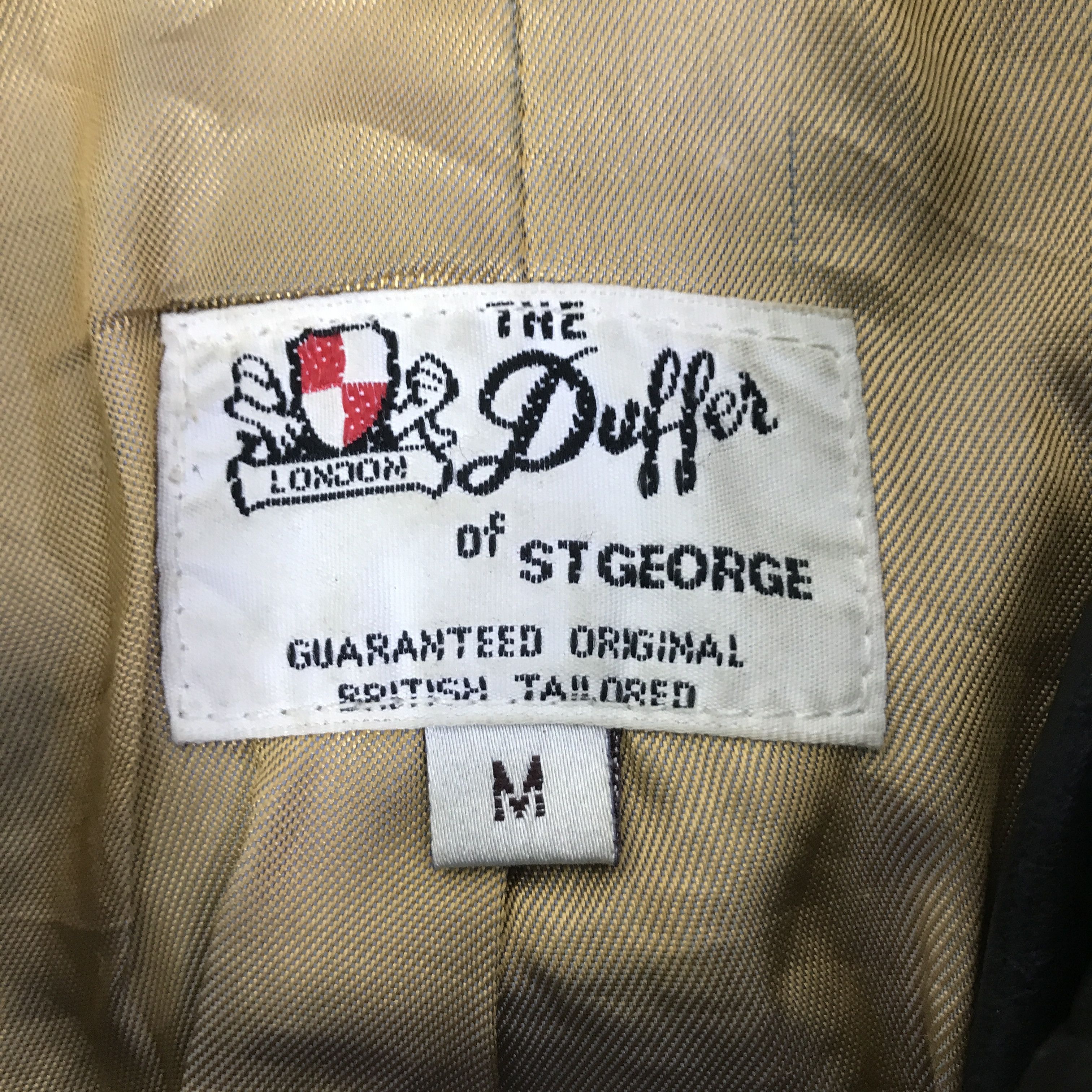 The Duffer of St.George THE DUFFER OF ST.GEORGE BIKER LEATHER JACKET K80B12 Size US M / EU 48-50 / 2 - 9 Thumbnail