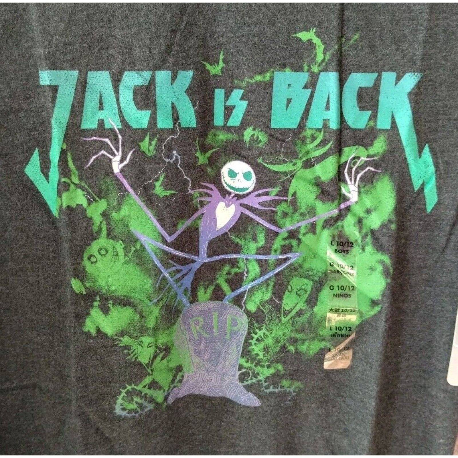 Disney Disney Nightmare Before Christmas Boys Large Jack Is Back Size US L / EU 52-54 / 3 - 2 Thumbnail