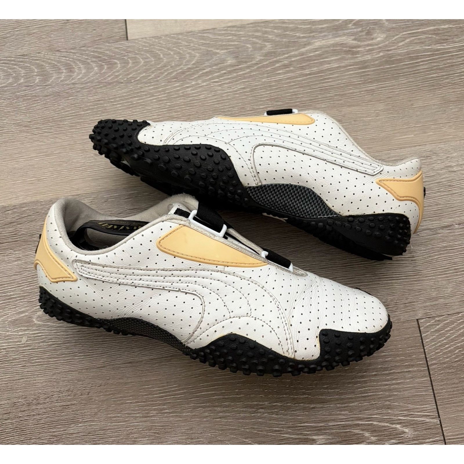 Puma Vintage Puma Mostro Sz 9.5 White Perf Leather Womens Sneaker Size US 9.5 / IT 39.5 - 1 Thumbnail
