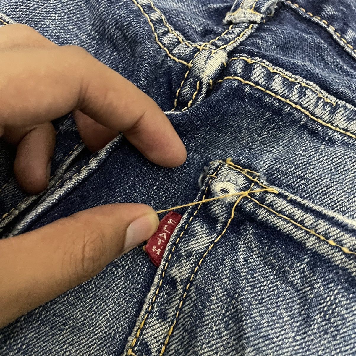 The Flat Head The Flat Head Selvedge Distressed Jeans Size US 30 / EU 46 - 14 Thumbnail