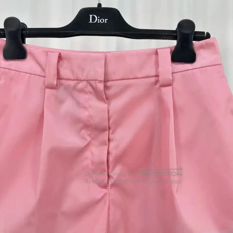 Other Dior Pink Nylon Logo Women's Shorts . Size 24" / US 00 / IT 34 - 3 Thumbnail