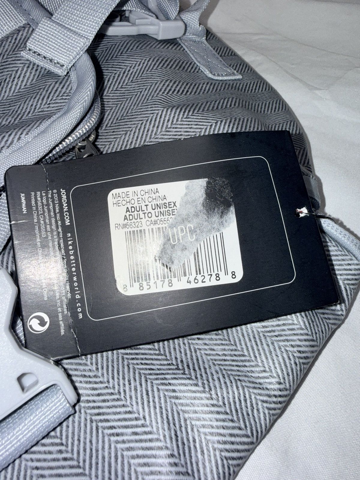Jordan Brand Jordan Herringbone Backpack Duffel Bag 806369-012 NWT Size 46 - 9 Thumbnail