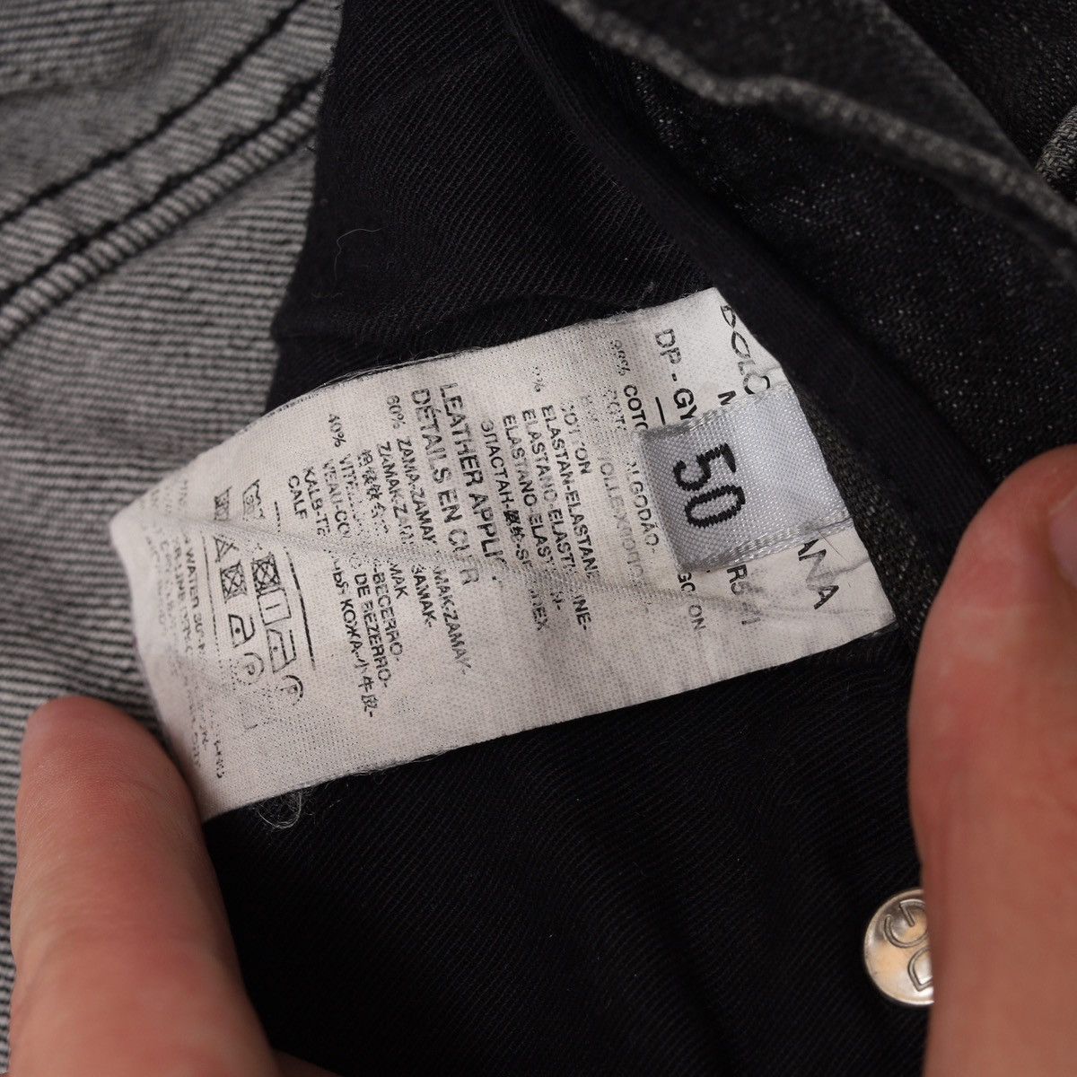Dolce & Gabbana Dolce Gabbana Slim Grey Denim Jeans Distressed Size US 34 / EU 50 - 13 Thumbnail
