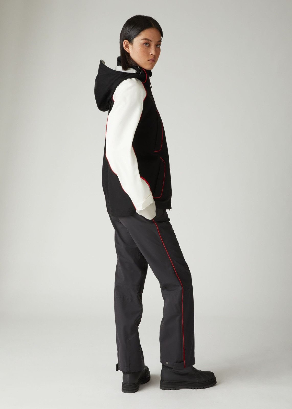 Loro Piana o1srvl11e0824 Icer Ski Trenton Jacket in Black/White Size L / US 10 / IT 46 - 3 Thumbnail