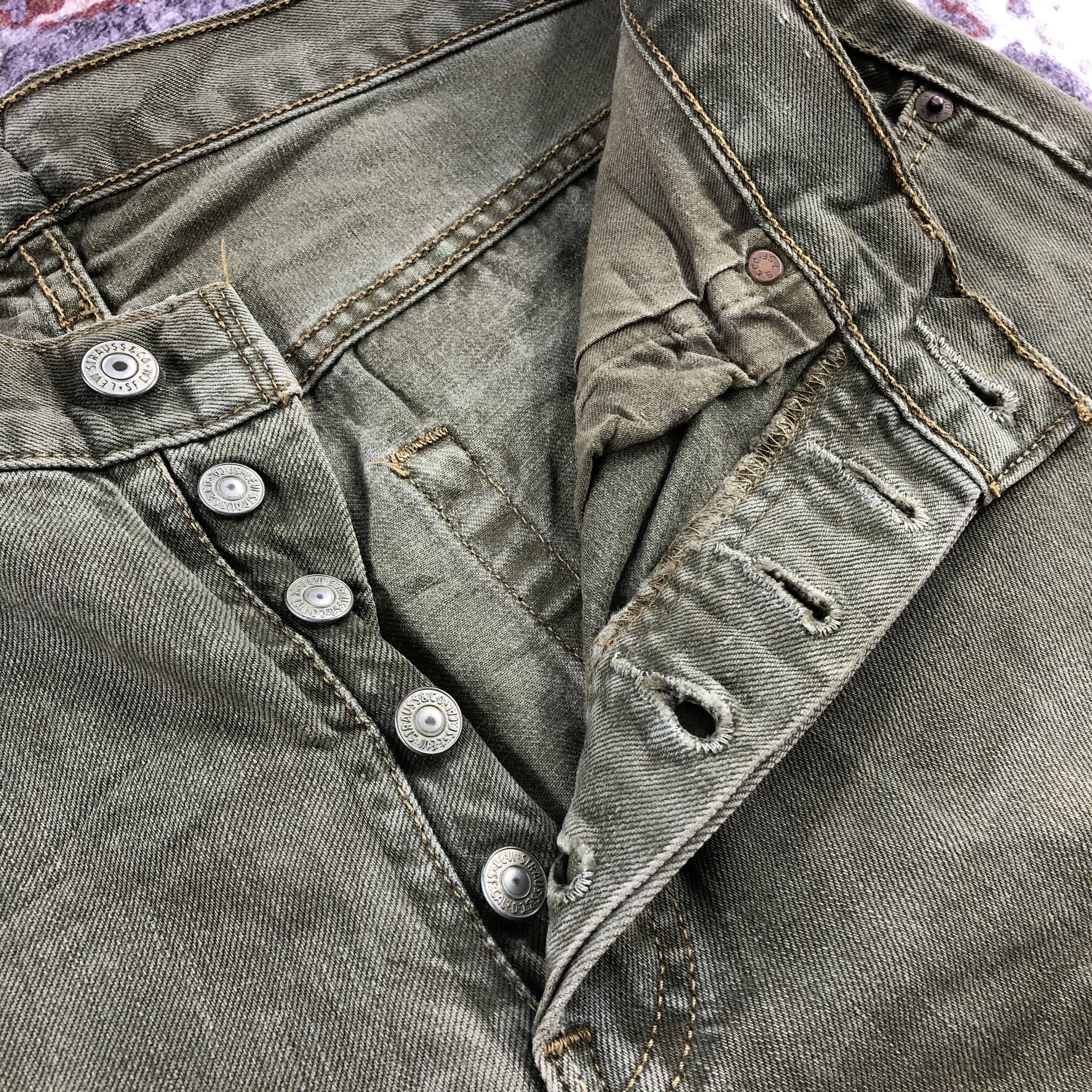 Levi's Vintage 90s Levis 501 Jeans-JM2927 Size US 33 - 7 Thumbnail