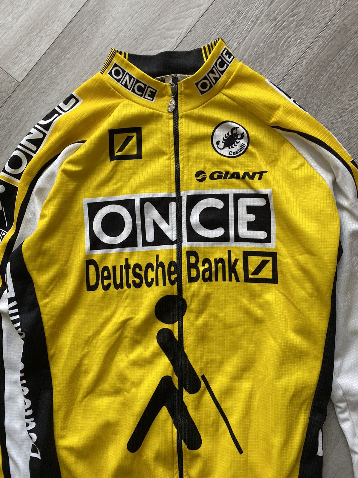 Other 1998-2000 ONCE DEUTSCHE BANK CYCLING JERSEY Size US L / EU 52-54 / 3 - 3 Thumbnail