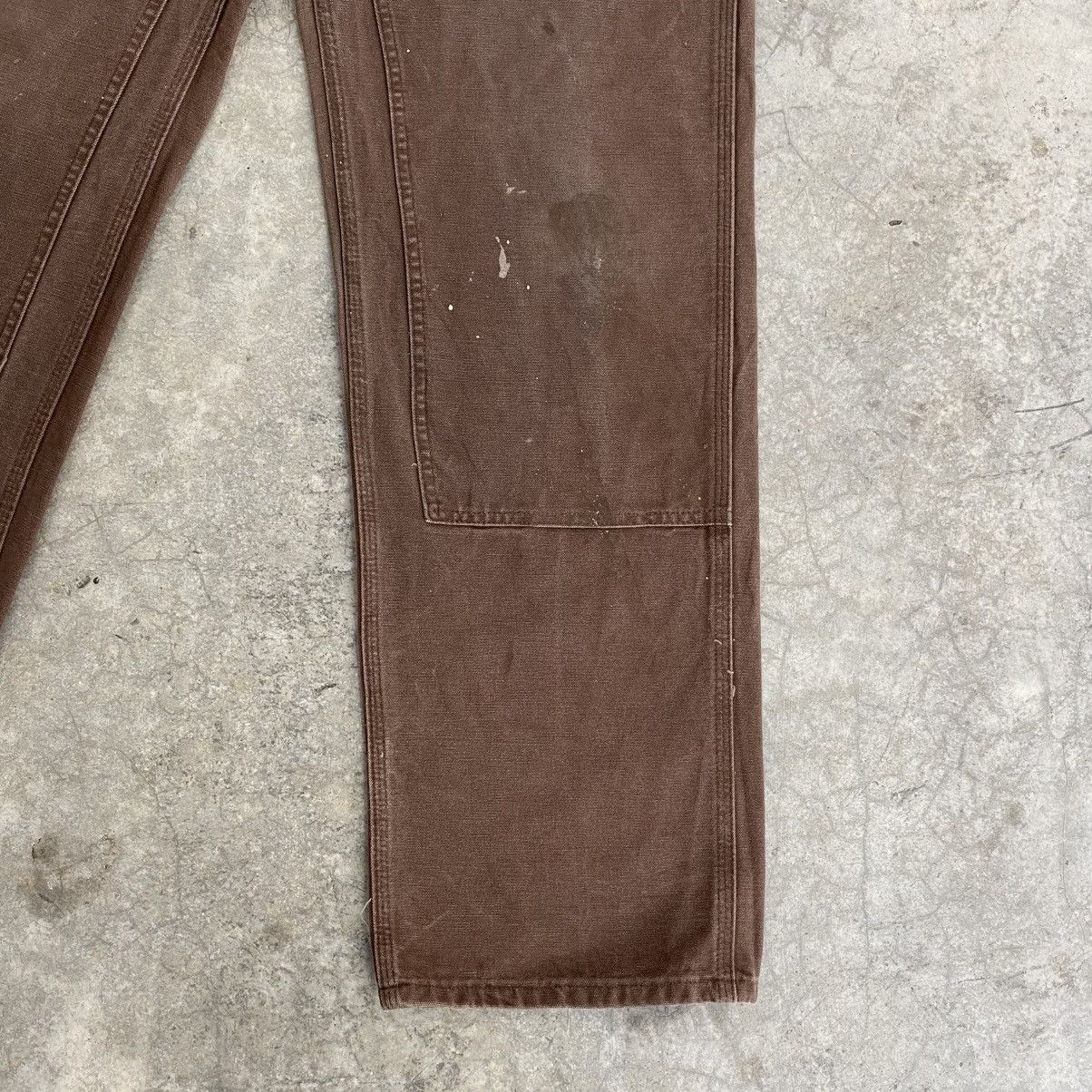 Carhartt Vintage Carhartt Double Knee Faded Brown Carpenter Pants Size US 34 / EU 50 - 7 Thumbnail