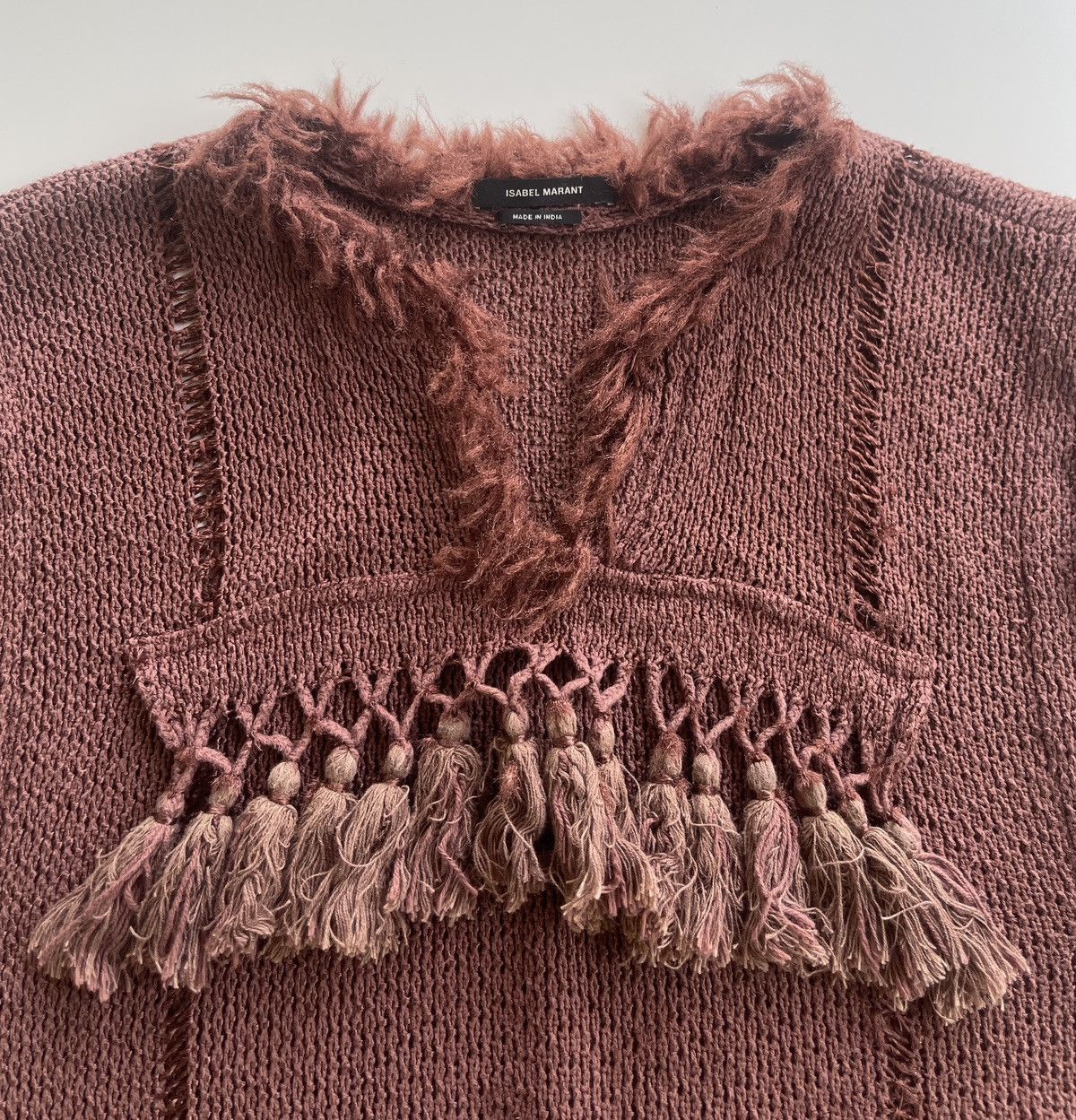 Isabel Marant Isabel Marant Avantgarde Sleeveless Fringe Tassel Fur Knit Size XS / US 0-2 / IT 36-38 - 9 Thumbnail