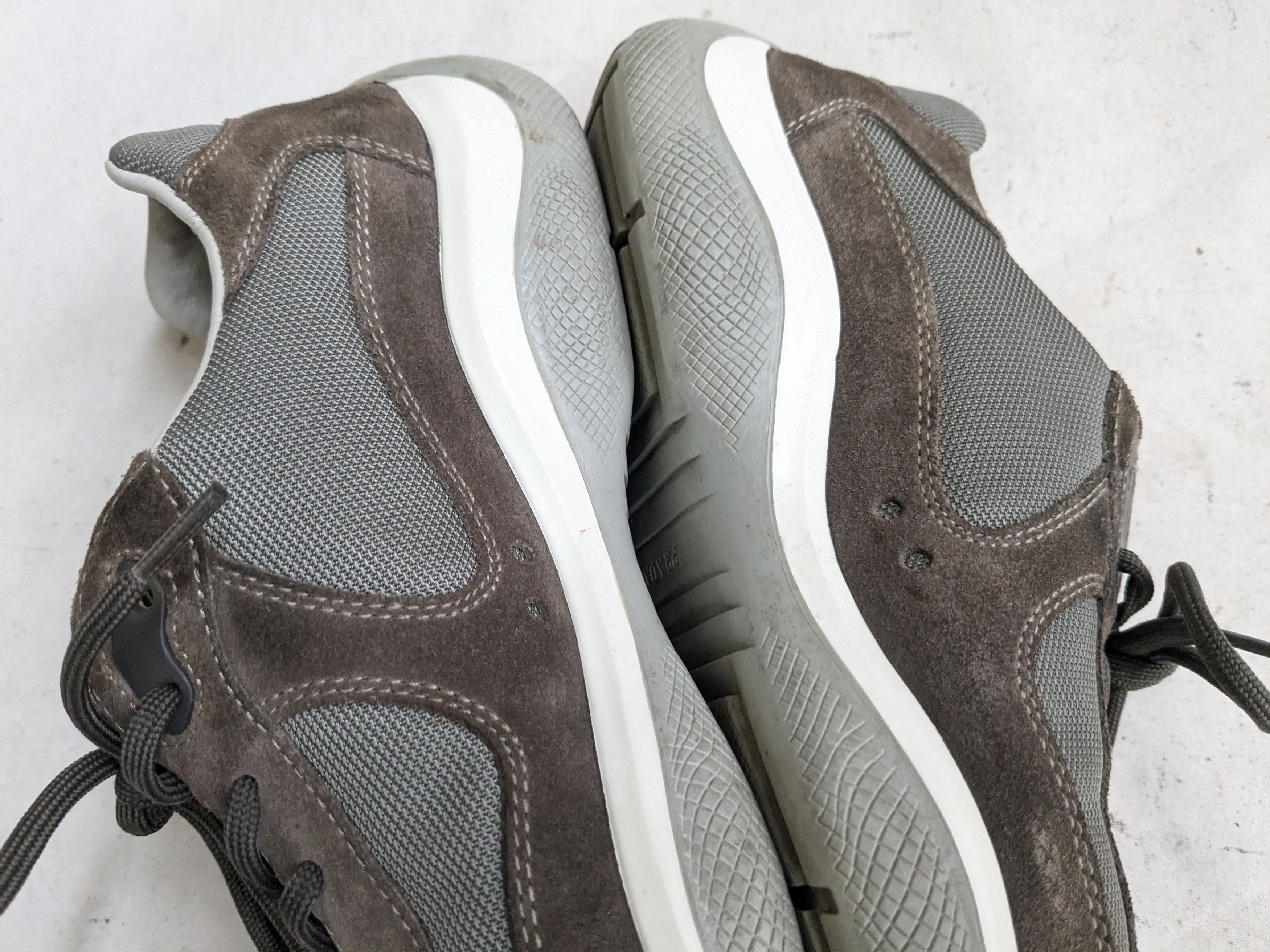 Prada Prada America's Cup Gray Suede 10 Low Top Size US 10 / EU 43 - 11 Thumbnail