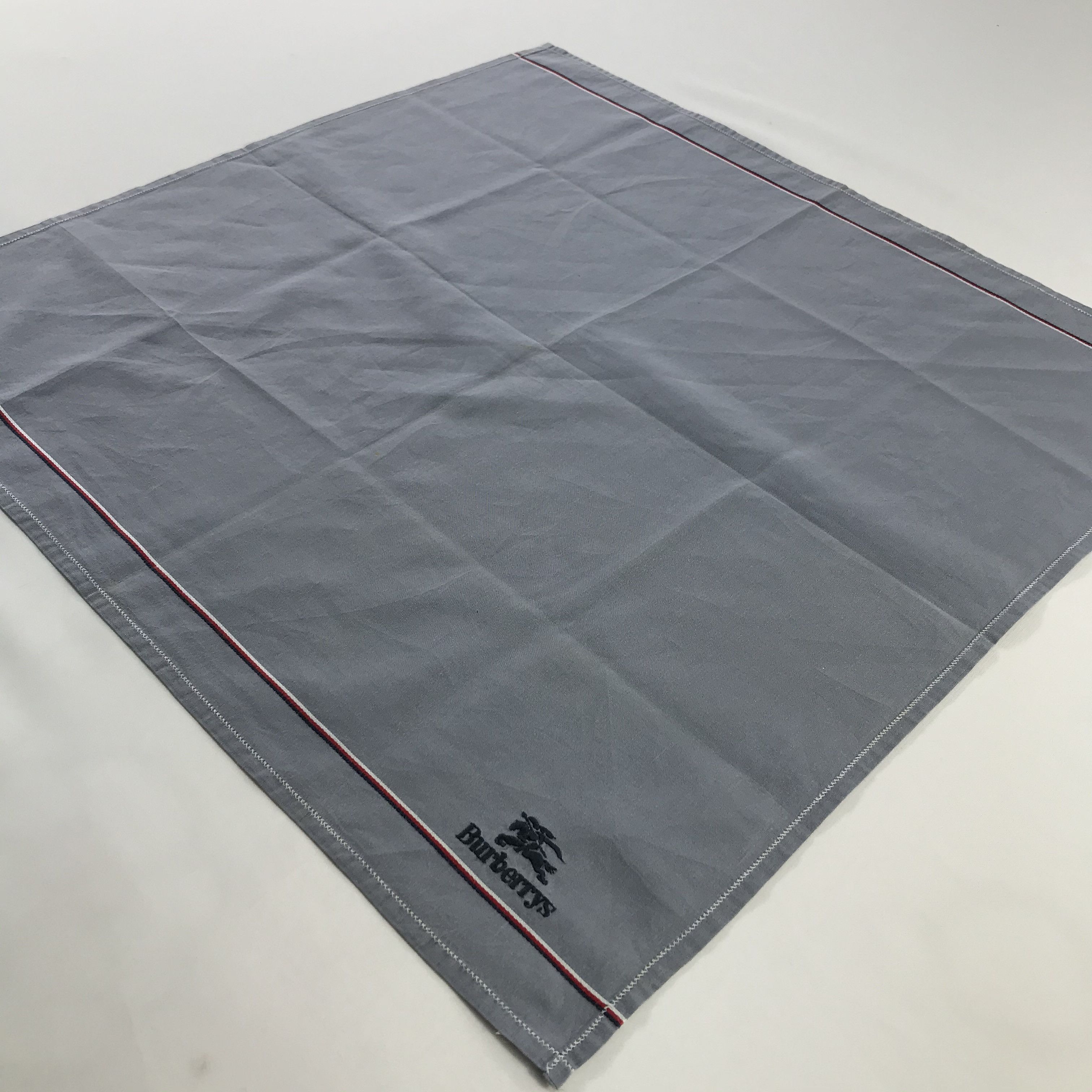 Burberry × Vintage Burberry Bandana / Handkerchief / Neckerchief - S817 Size ONE SIZE - 2 Thumbnail