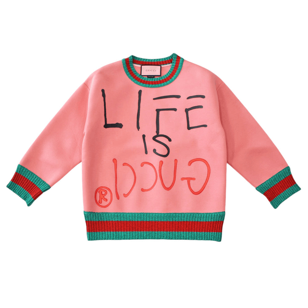 Gucci neoprene lettering sweatshirt Size XXS / US 00 / IT 34 - 1 Thumbnail
