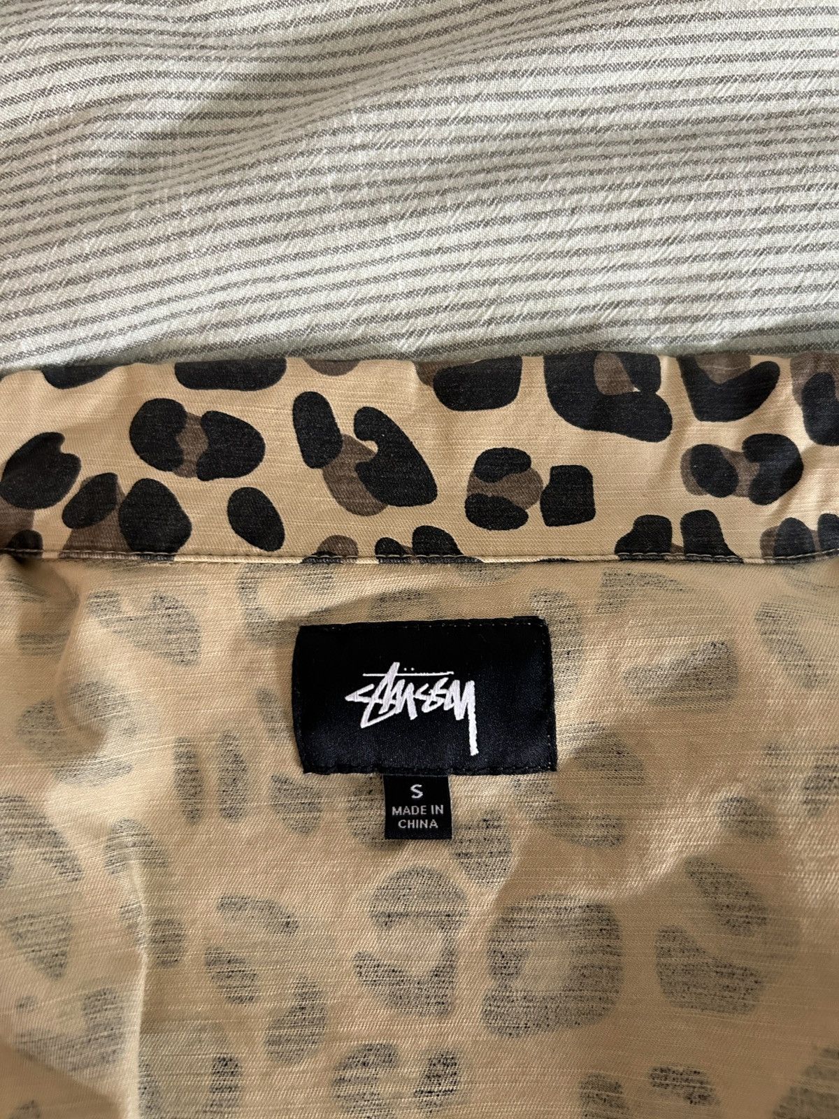 Stussy Stussy Cheetah Print Shirt - Hold Di Medz Size US S / EU 44-46 / 1 - 4 Thumbnail