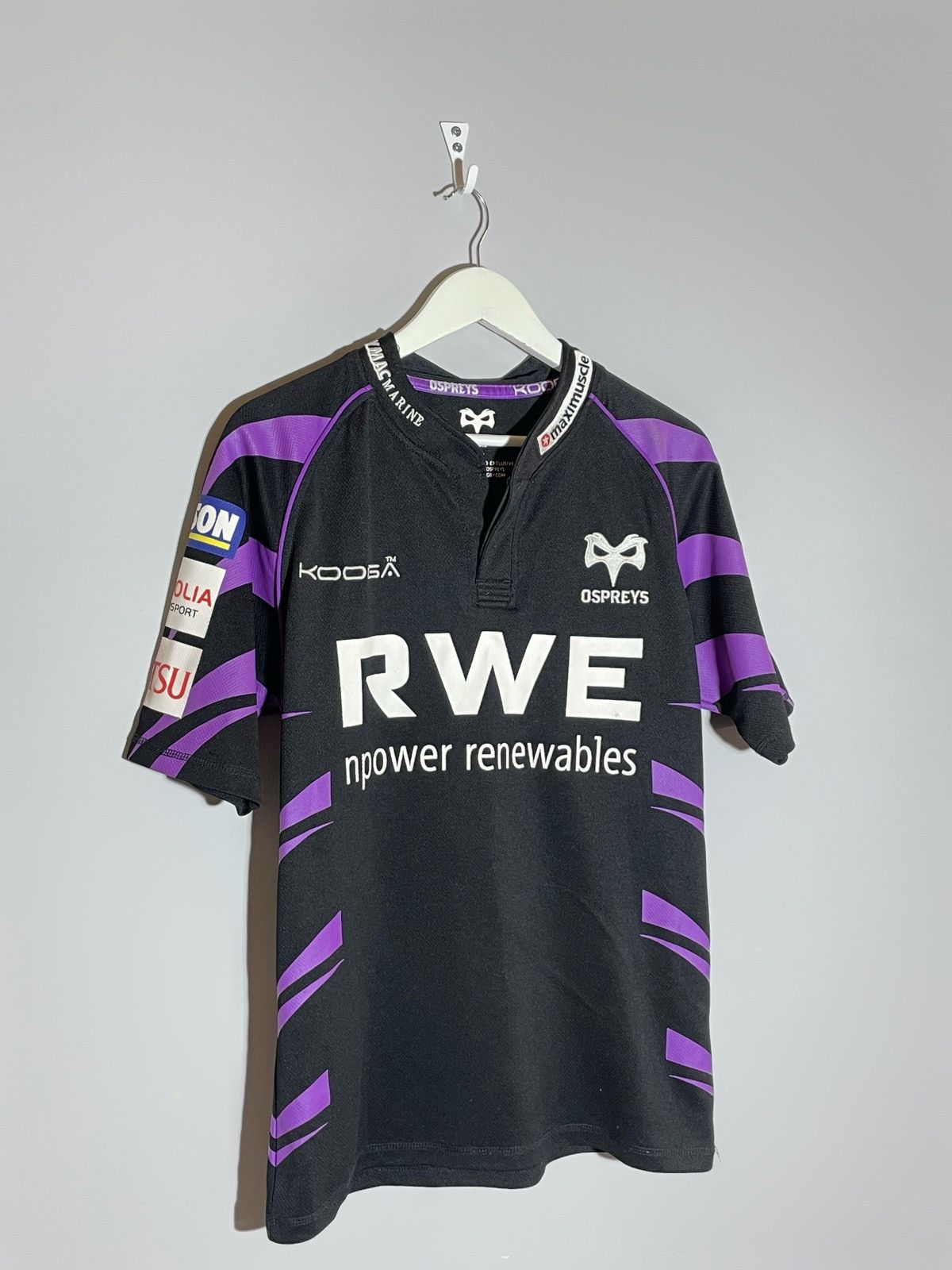 Other Ospreys Home Rugby Jersey 2010/11 Black Shirt Kooga Trikot Size US M / EU 48-50 / 2 - 2 Thumbnail