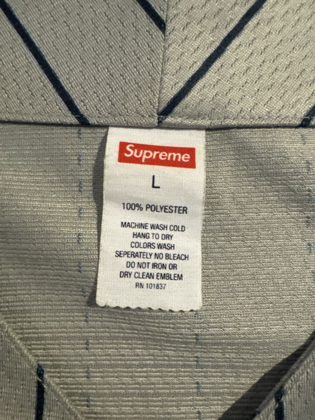 Supreme Tiger Embroidered Tiger Baseball Jersey Size US L / EU 52-54 / 3 - 3 Thumbnail