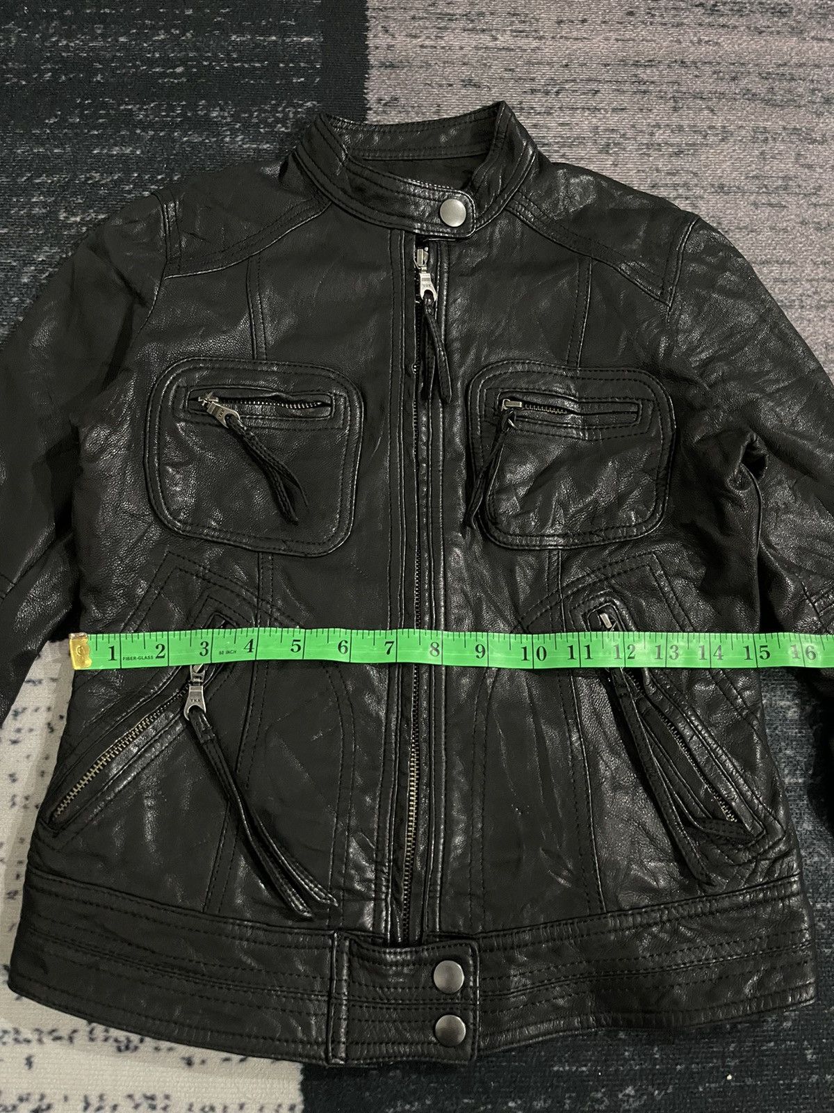 ABAHOUSE Vintage Abahouse Devinette Luxe Leather Jacket Size XS / US 0-2 / IT 36-38 - 14 Thumbnail