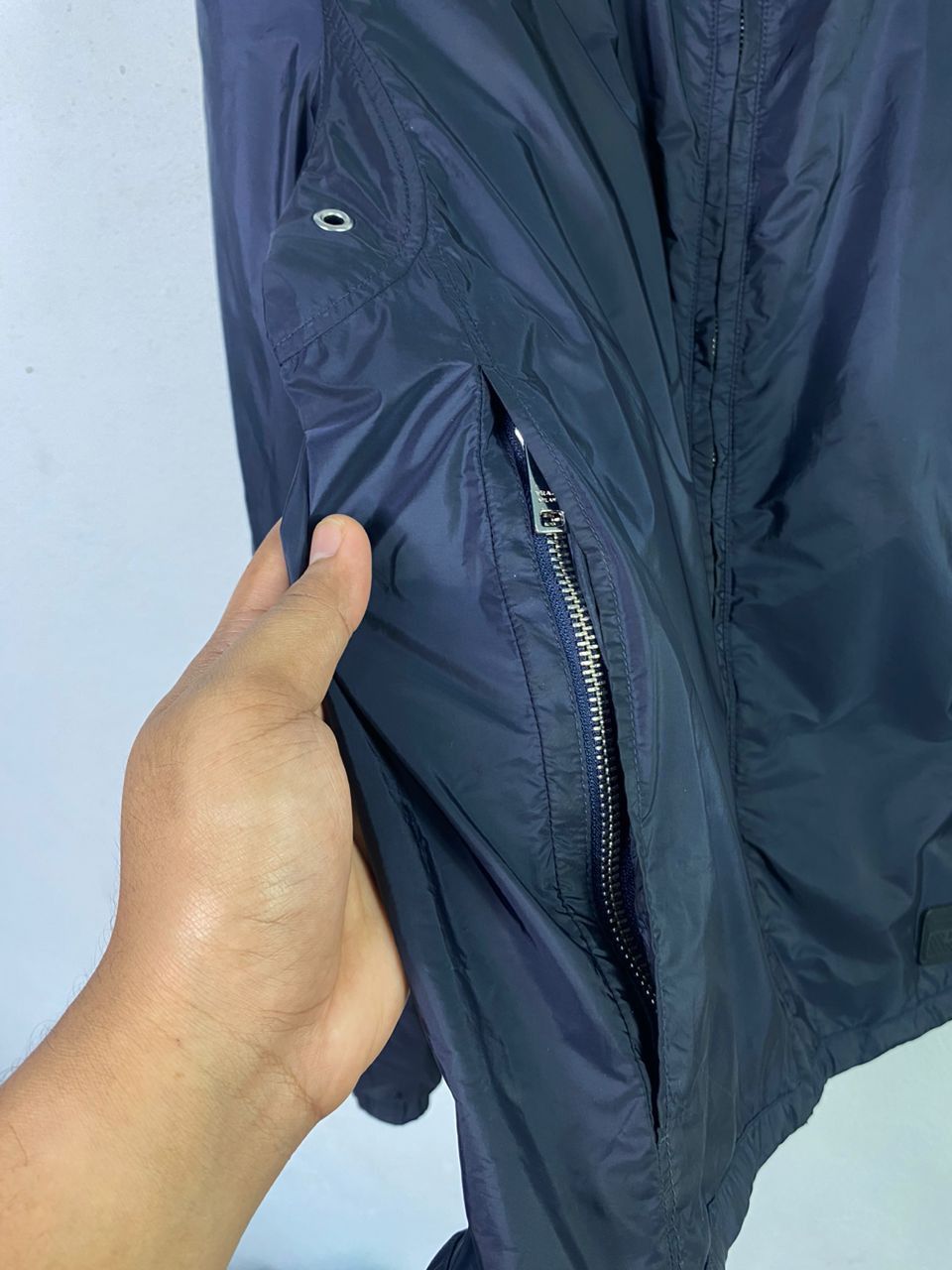 Prada Prada Nylon Funnel Neck Bomber Jacket Size US M / EU 48-50 / 2 - 12 Thumbnail