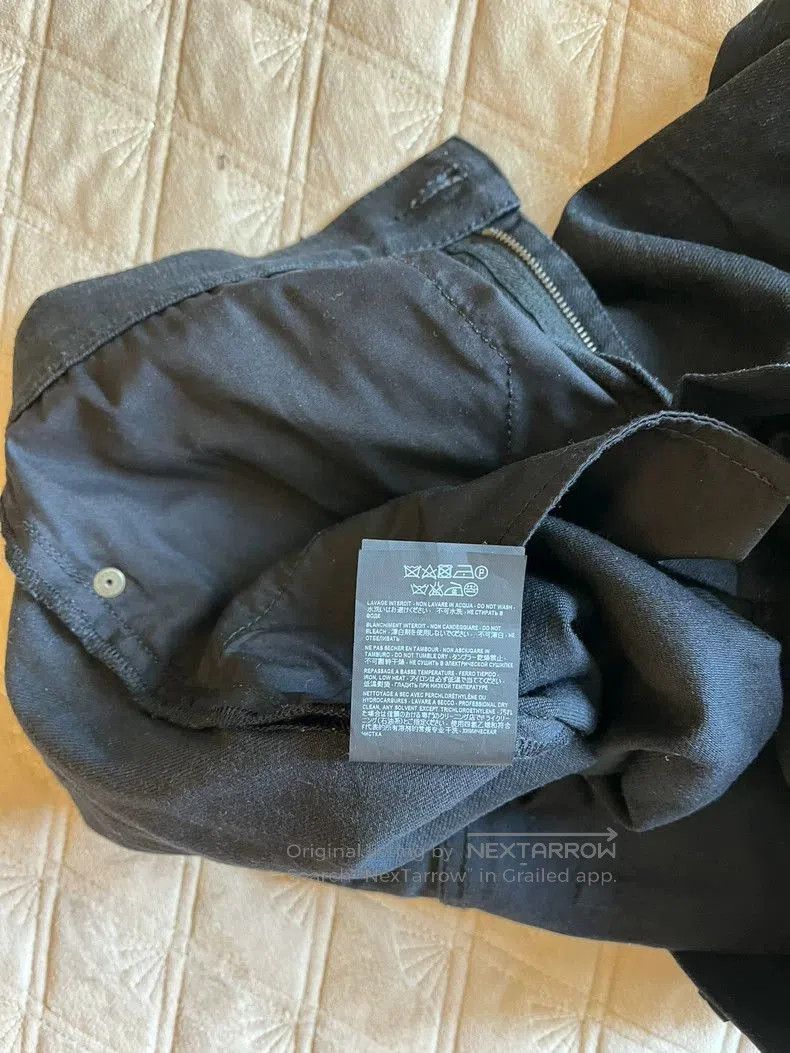 Saint Laurent Paris SAINT LAURENT Black Cotton Denim Jeans. Size US 31 - 6 Thumbnail