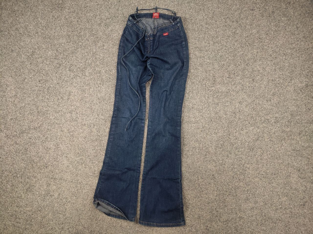 Miss Sixty Vintage Y2K Miss Sixty Low Bootcut drawstring Denim Jeans Size 28" / US 6 / IT 42 - 3 Thumbnail
