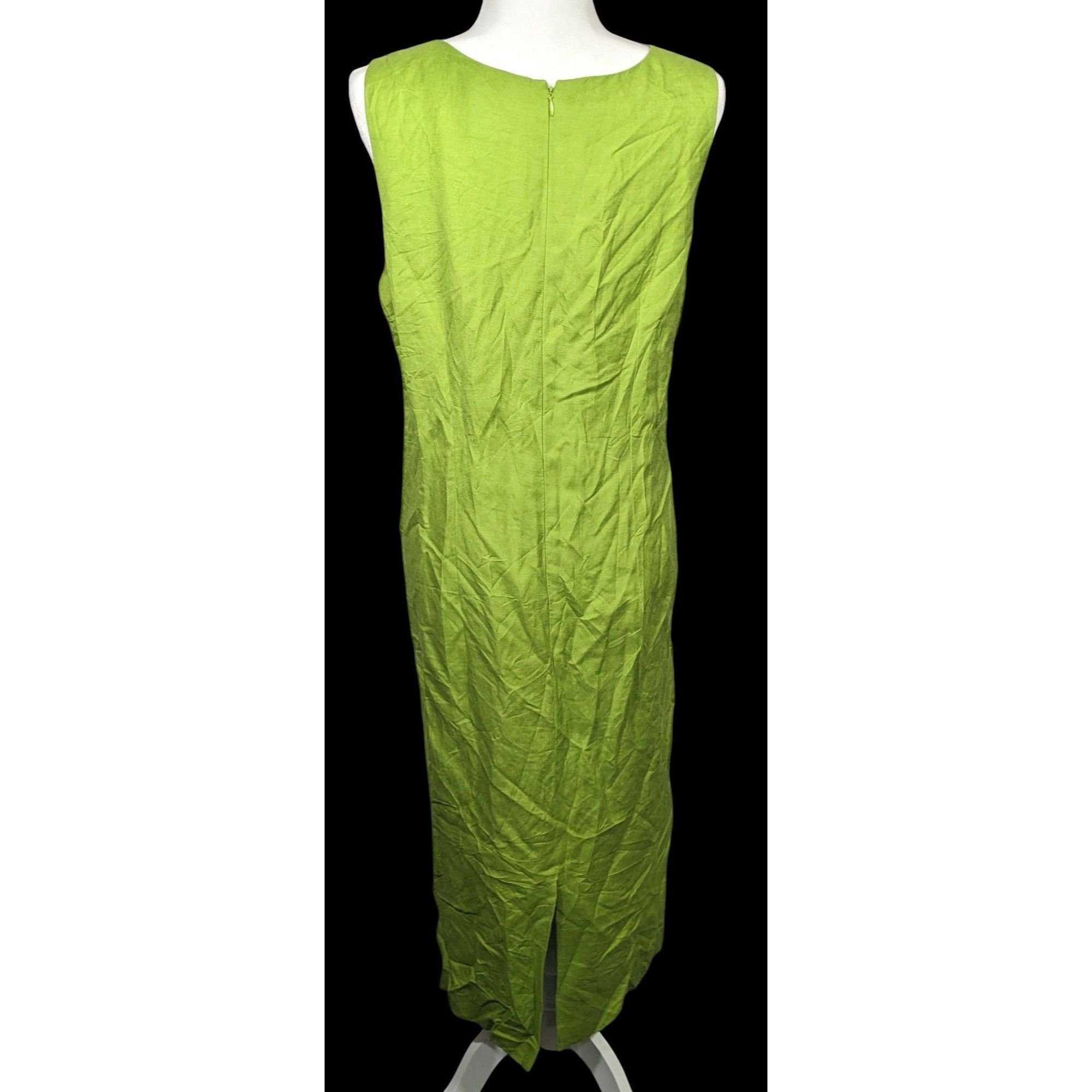 Other Vintage Jessica Howard Woman Green Floral Dress And Jacket S Size XL / US 12-14 / IT 48-50 - 4 Thumbnail