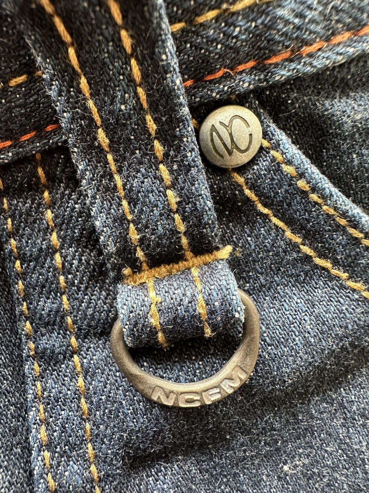 Japanese Brand Y2K NCFM indigo denim Size US 35 - 11 Thumbnail