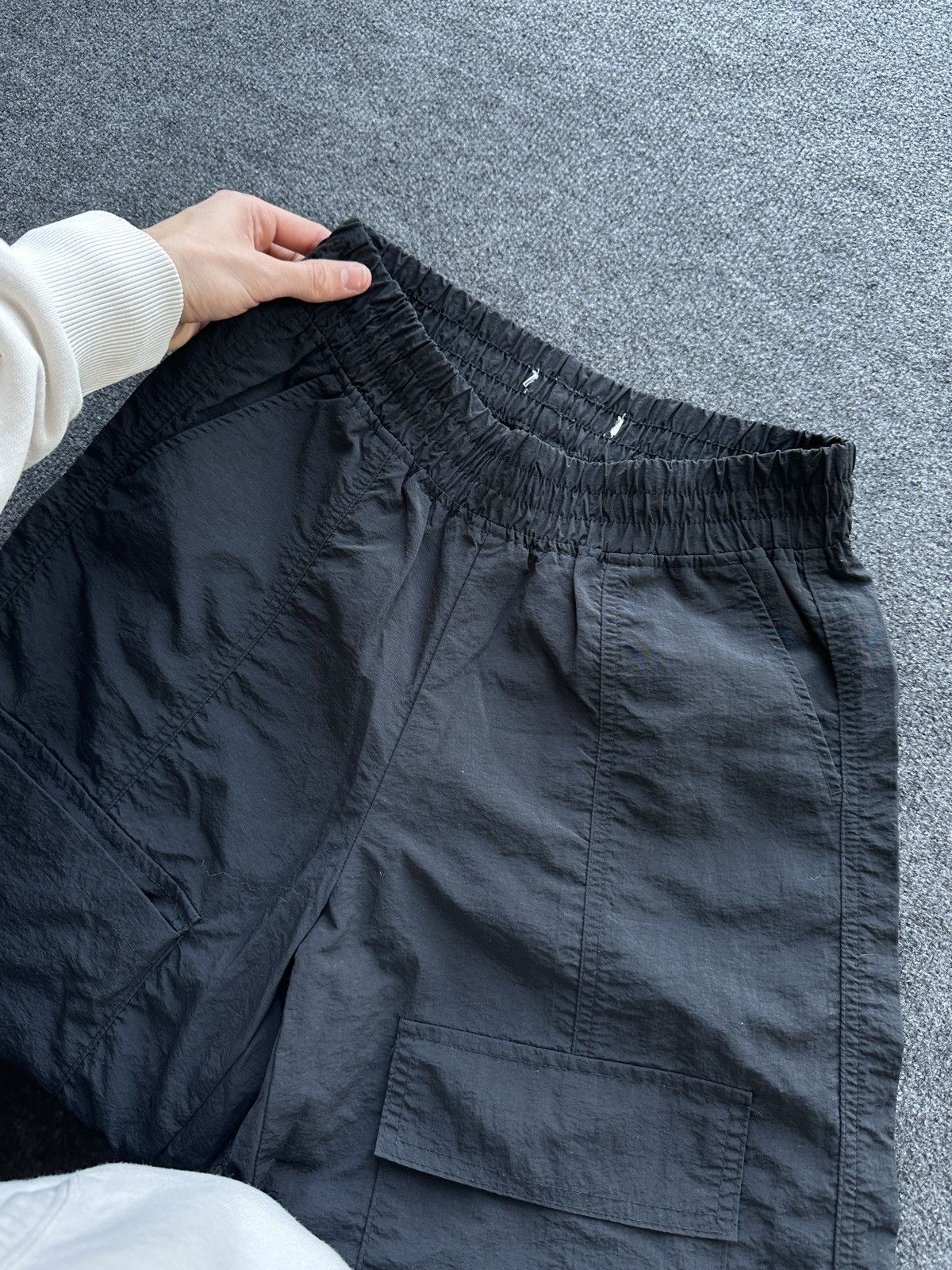 Other 🚨CARGO BAGGY MULTIPOCKET WOMEN PANTS RARE BLACK STRIPE Size 27" / US 4 / IT 40 - 8 Thumbnail