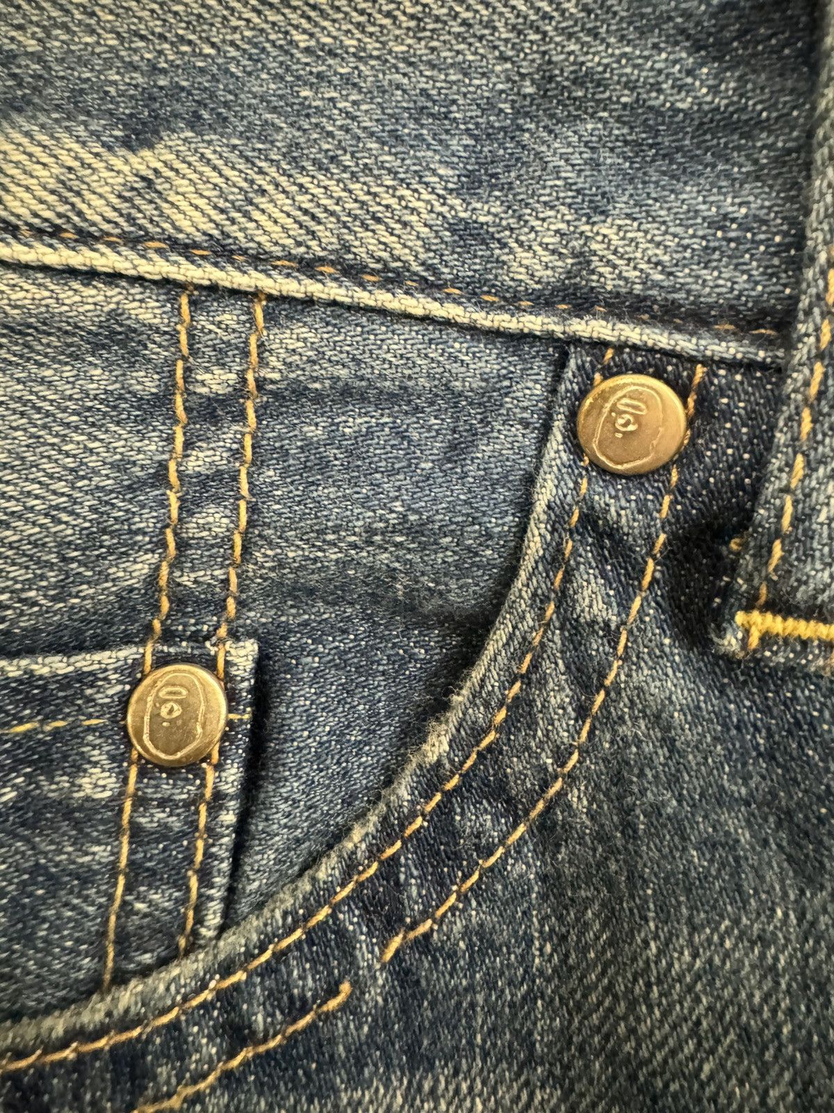 Bape Last drop - 2008 Type-05 Patchwork Selvedge Denim Size US 30 / EU 46 - 22 Thumbnail